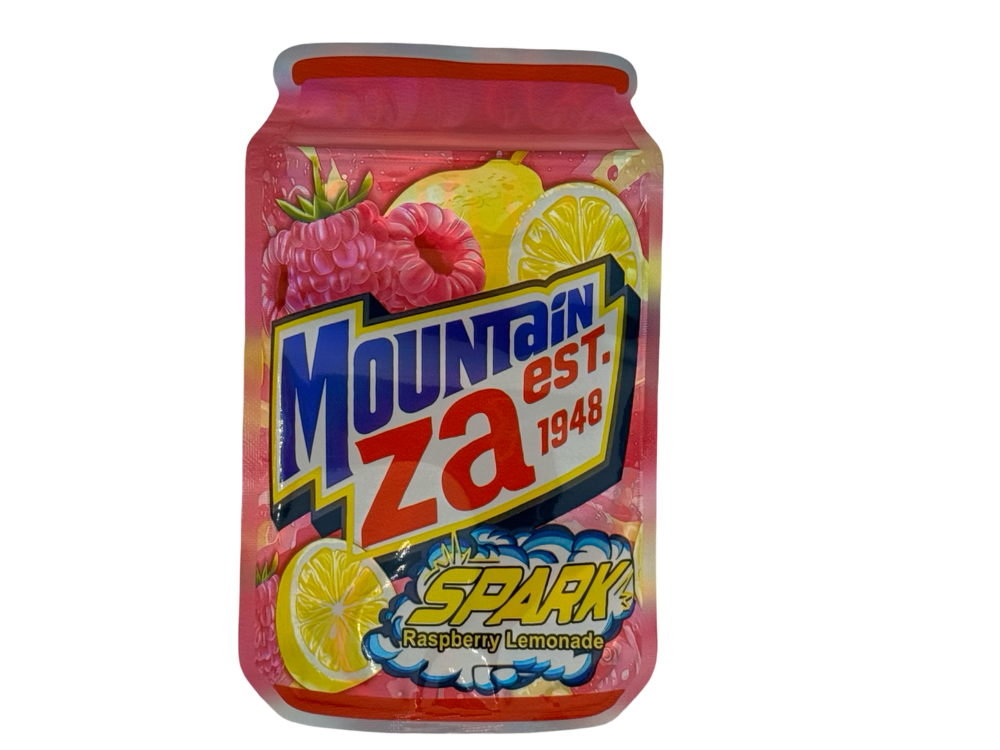 Spark Raspberry Lemonade 3.5g Mylar Bags Mountain Za - Fire Mylar