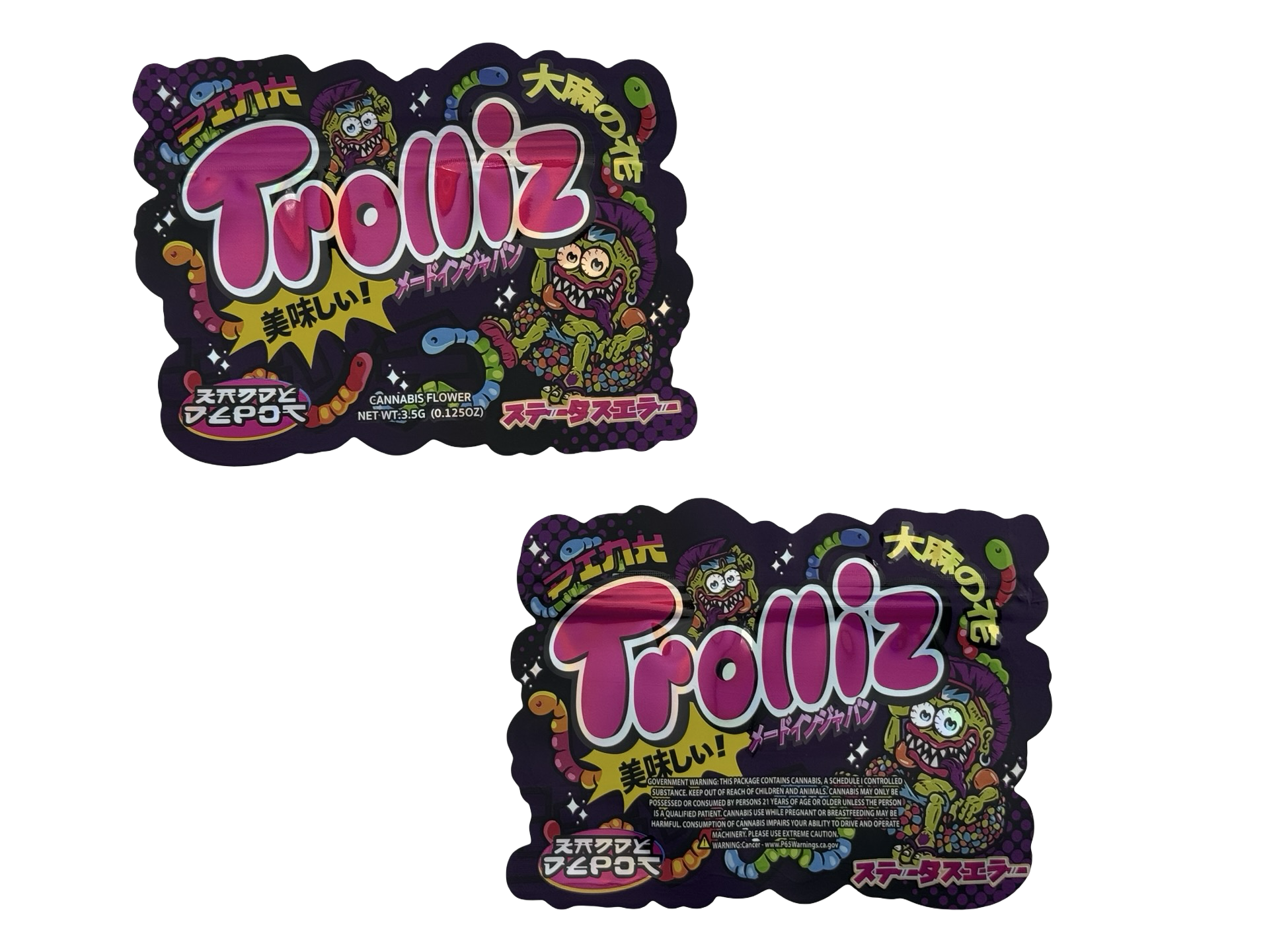 Trolliz Mylar Bags 3.5g Kandy Depo | Fire Mylar