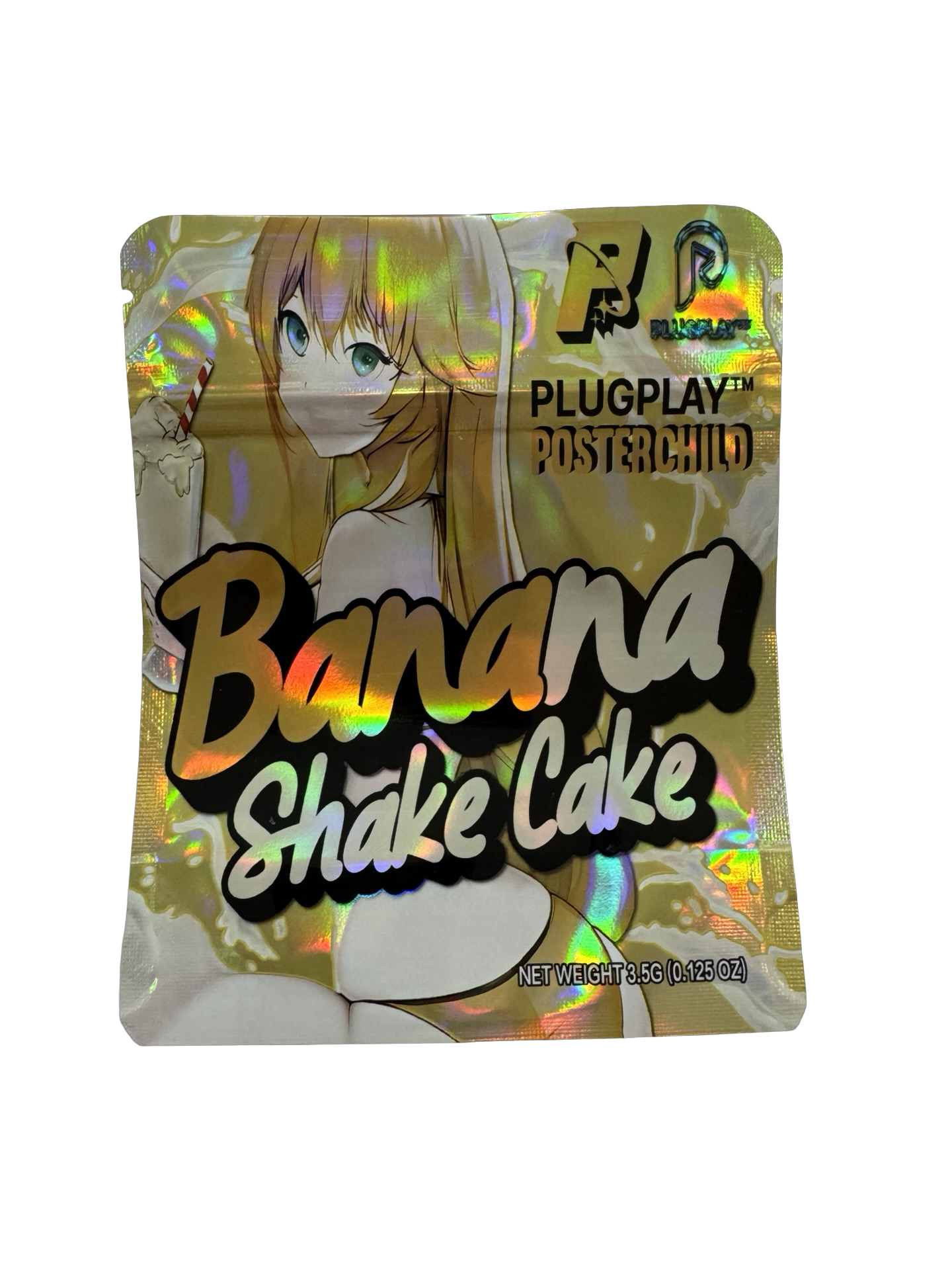 Banana Shake Cake 3.5g Mylar Bags & Boxes PlugPlay