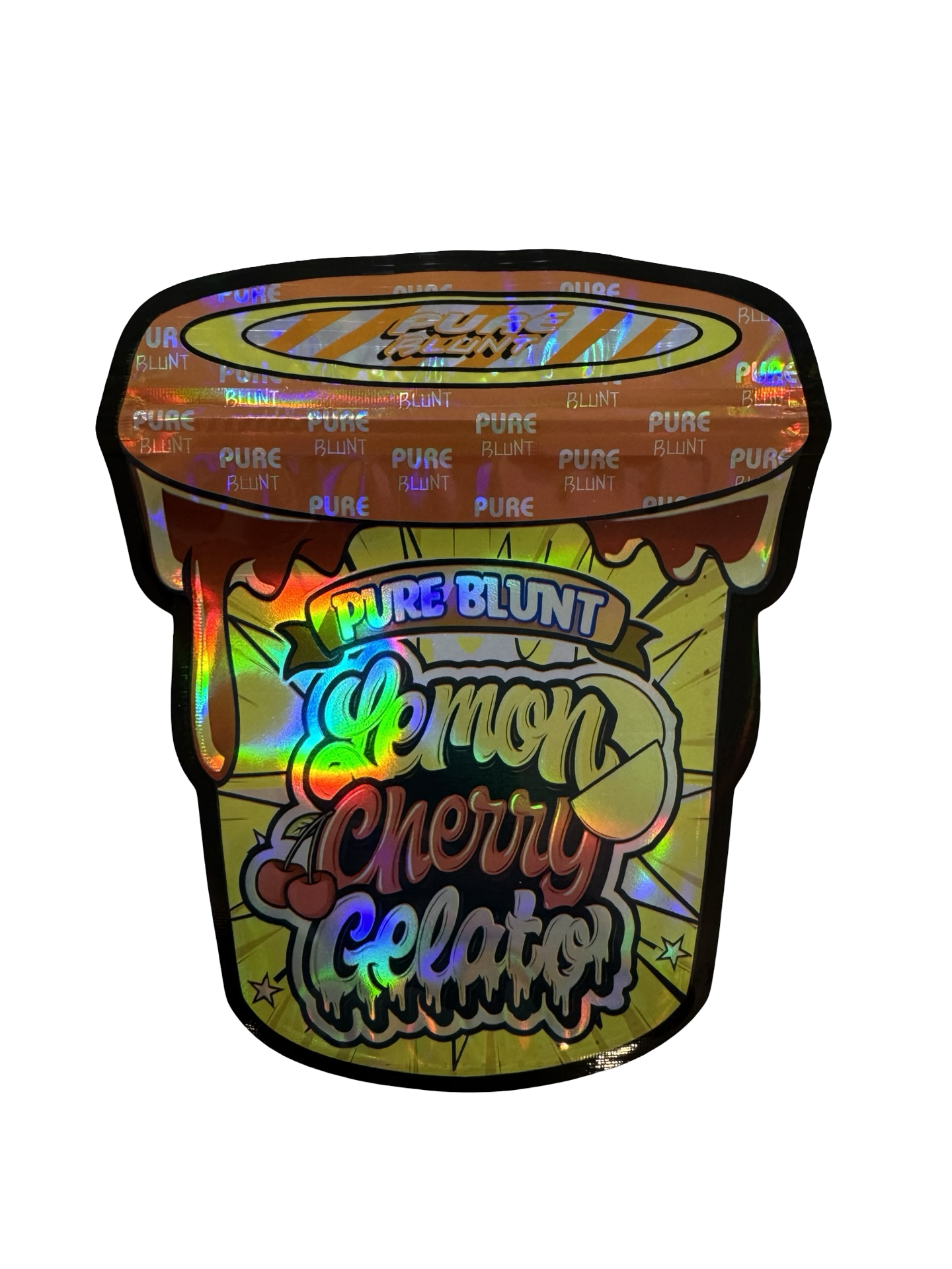 Lemon Cherry Gelato 3.5g Mylar Bags & Boxes Pure Blunt