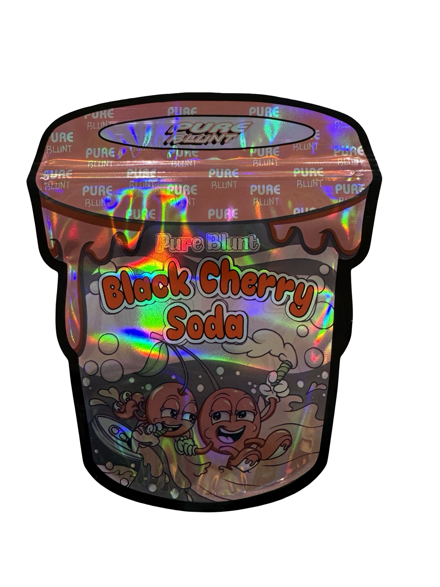 Black Cherry Soda 3.5g Mylar Bags & Boxes Pure Blunt
