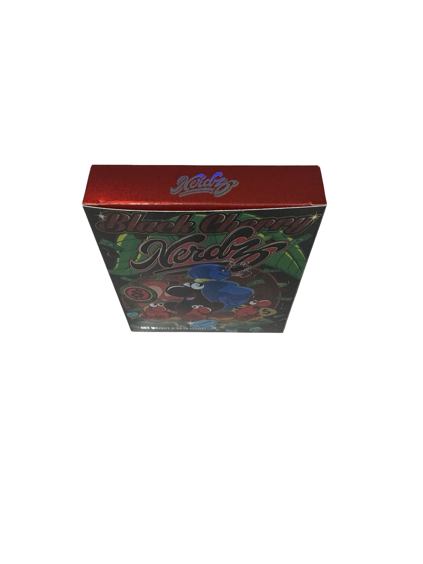 Black Cherry Nerdz 3.5g Mylar Bags & Boxes SherbMoney