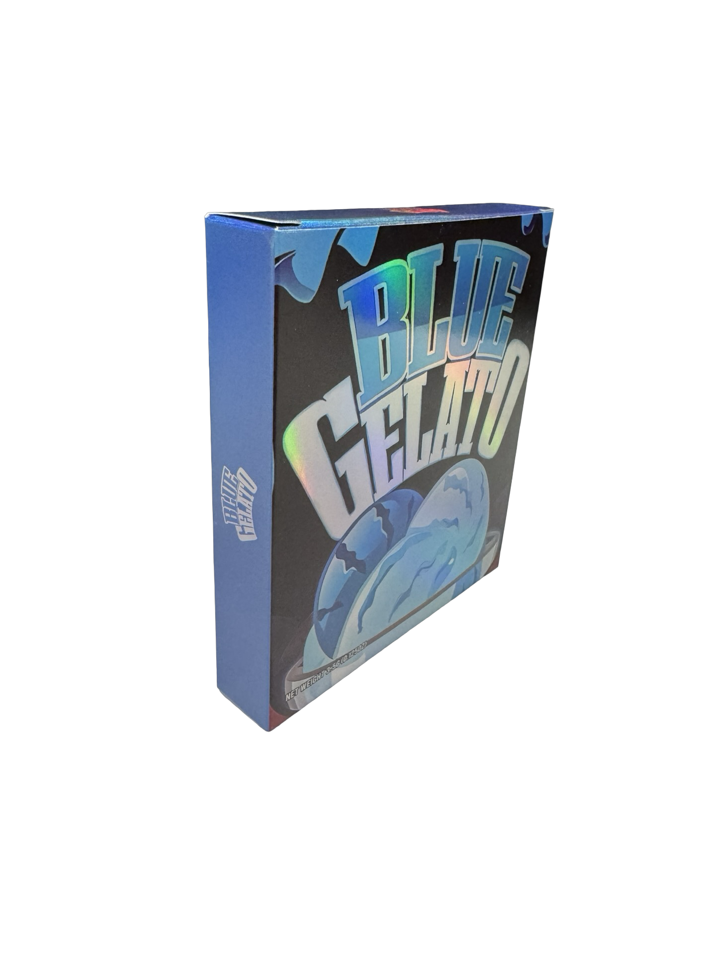 Blue Gelato 3.5g Mylar Bags & Boxes Pure Blunt