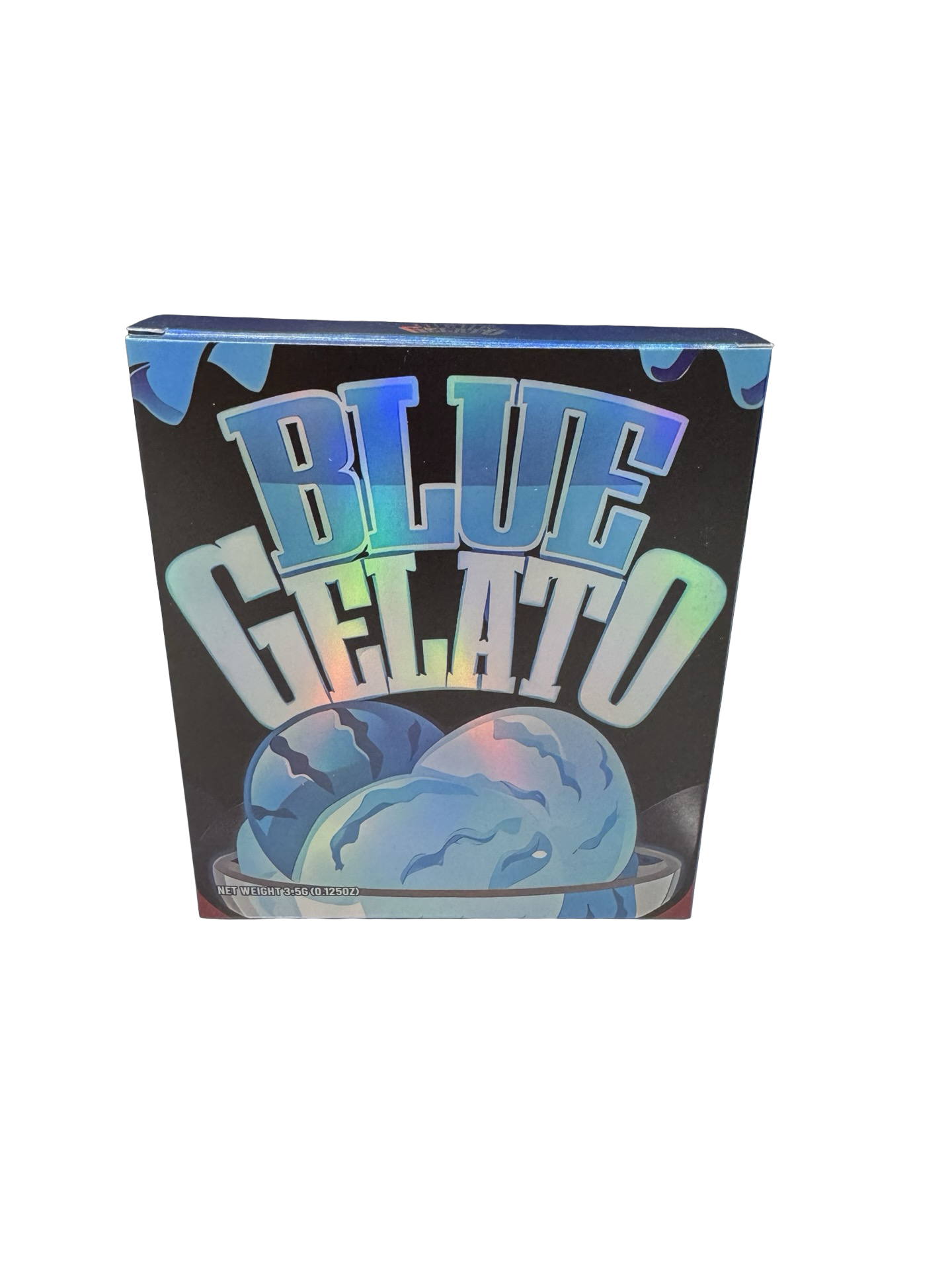 Blue Gelato 3.5g Mylar Bags & Boxes Pure Blunt