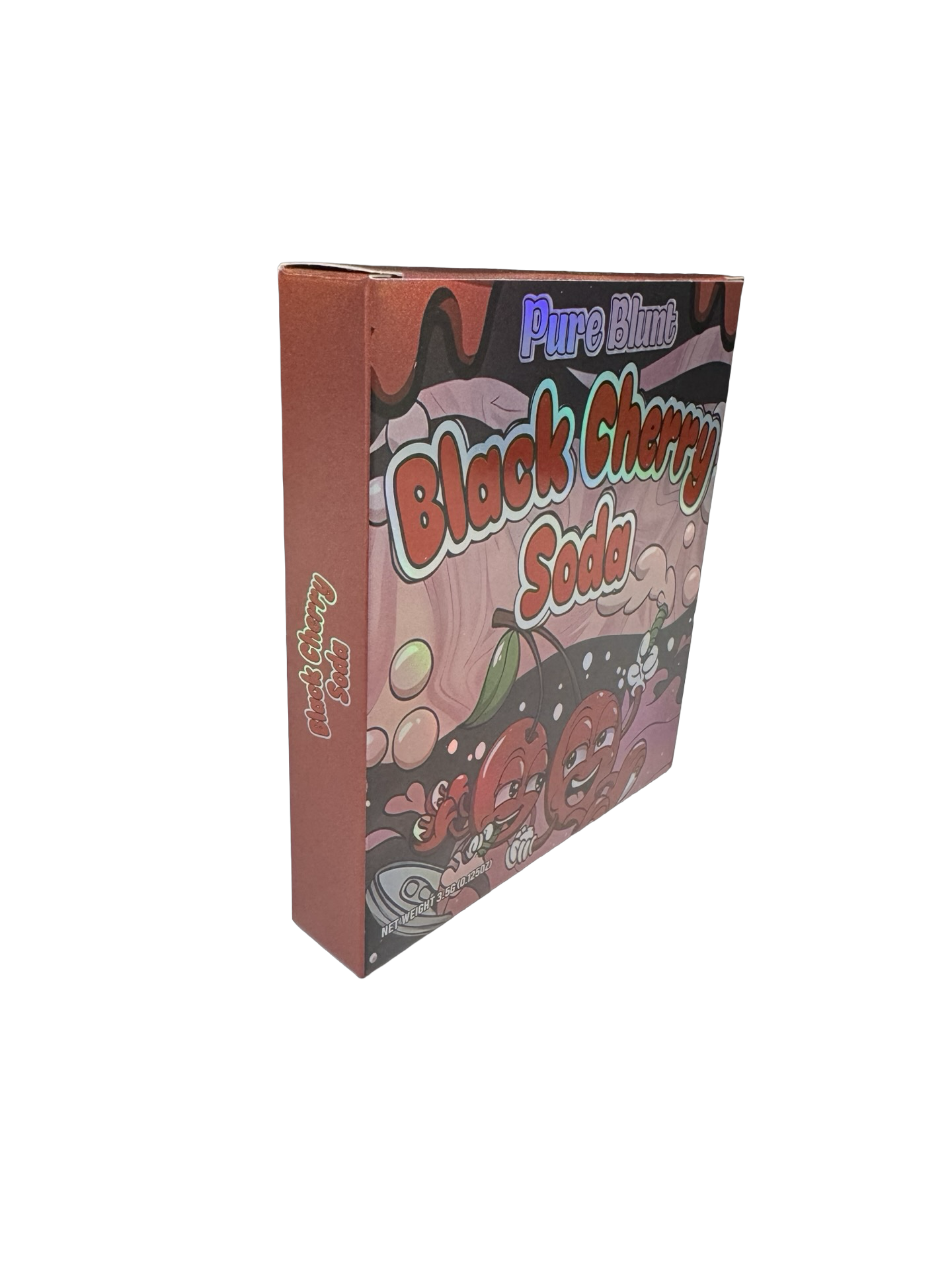 Black Cherry Soda 3.5g Mylar Bags & Boxes Pure Blunt