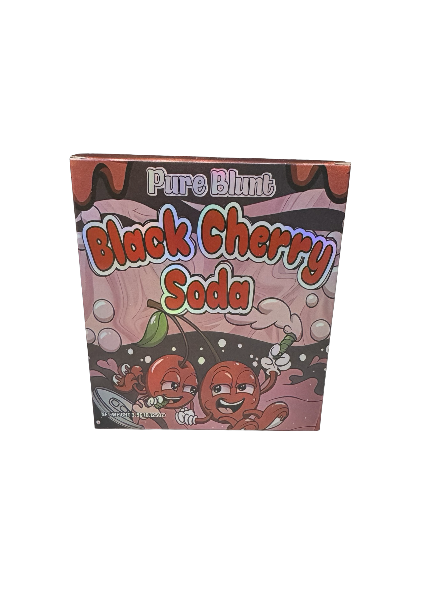 Black Cherry Soda 3.5g Mylar Bags & Boxes Pure Blunt