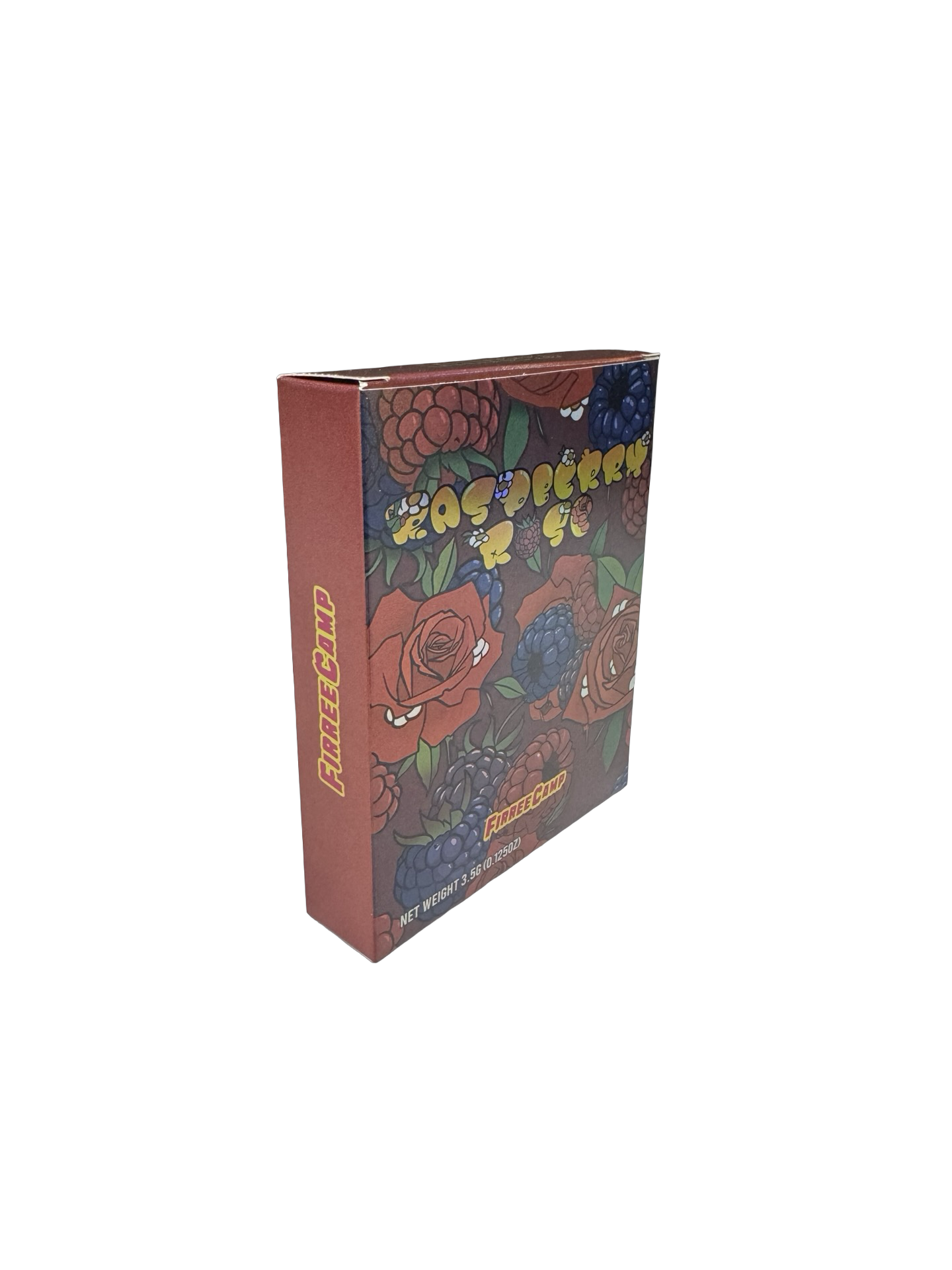 Raspberry Rose 3.5g Mylar Bags & Boxes Firree Camp