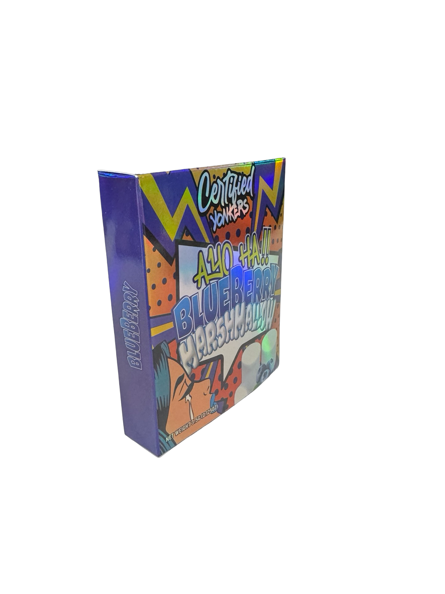 Blueberry Marshmallow 3.5g Mylar Bags & Boxes Certified