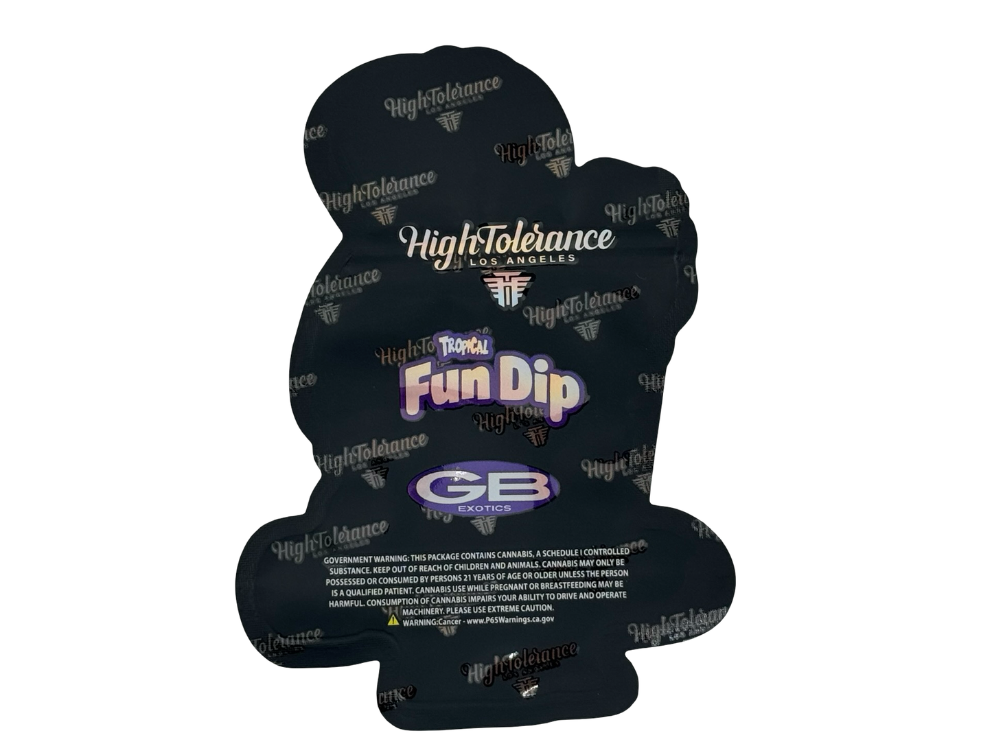 Tropical Fun Dip 3.5g Mylar Bags High Tolerance — back