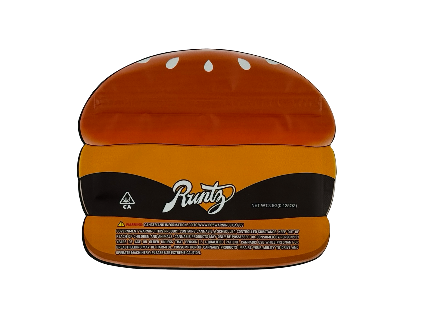 McRuntz 3.5g Mylar Bags Jokes Up — back