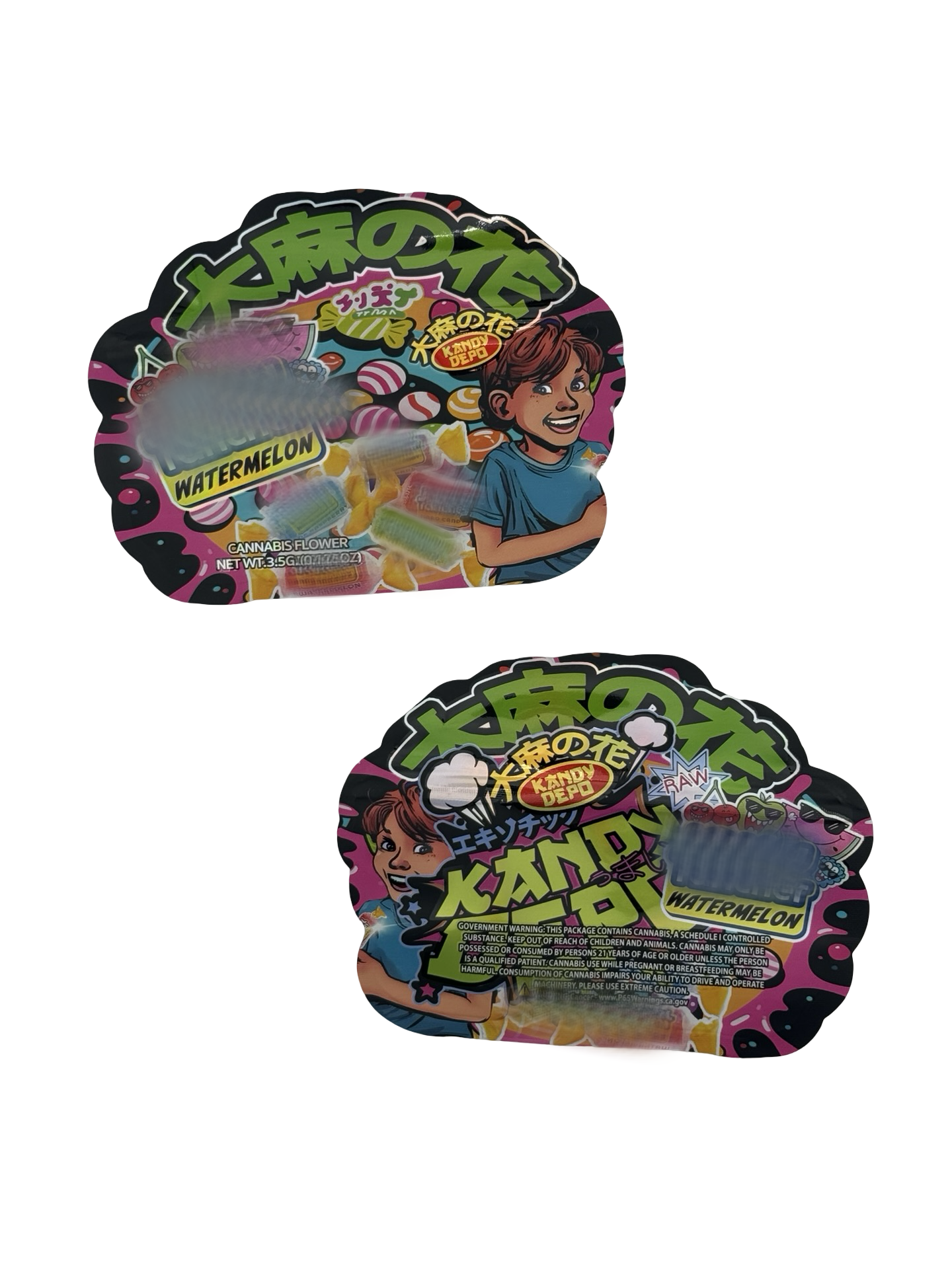Watermelon 3.5g Mylar Bags Kandy Depo