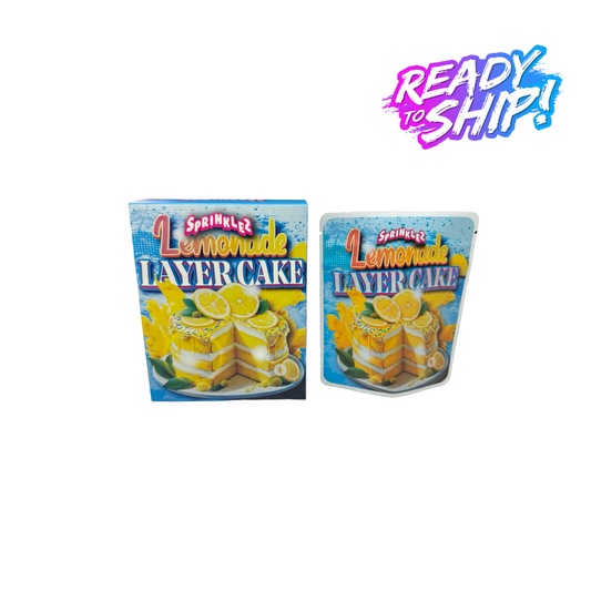 Lemonade Layer Cake 3.5g Mylar Bags & Boxes Sprinklez
