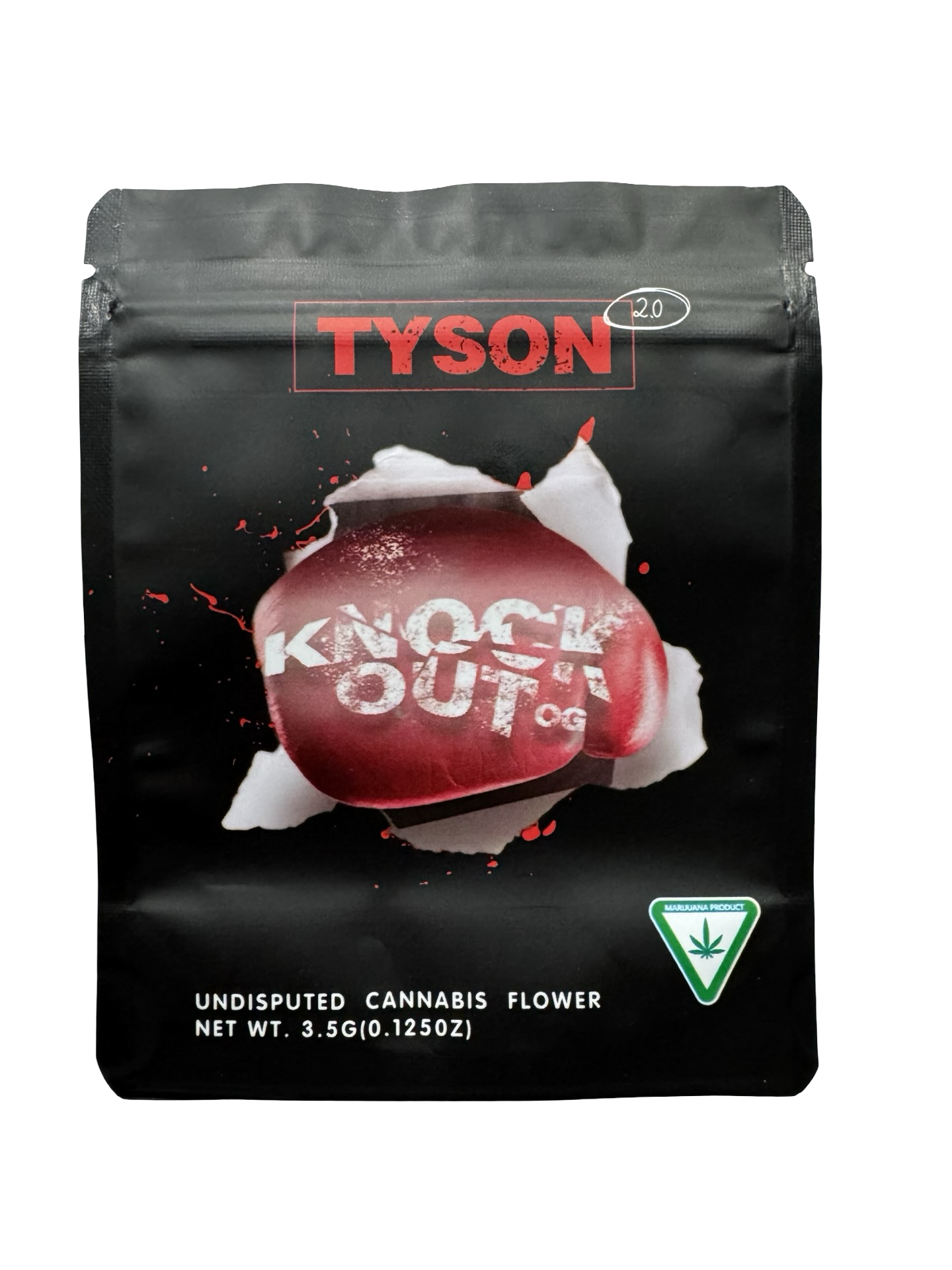 Knockout OG Mylar Bags 3.5g Tyson 2.0