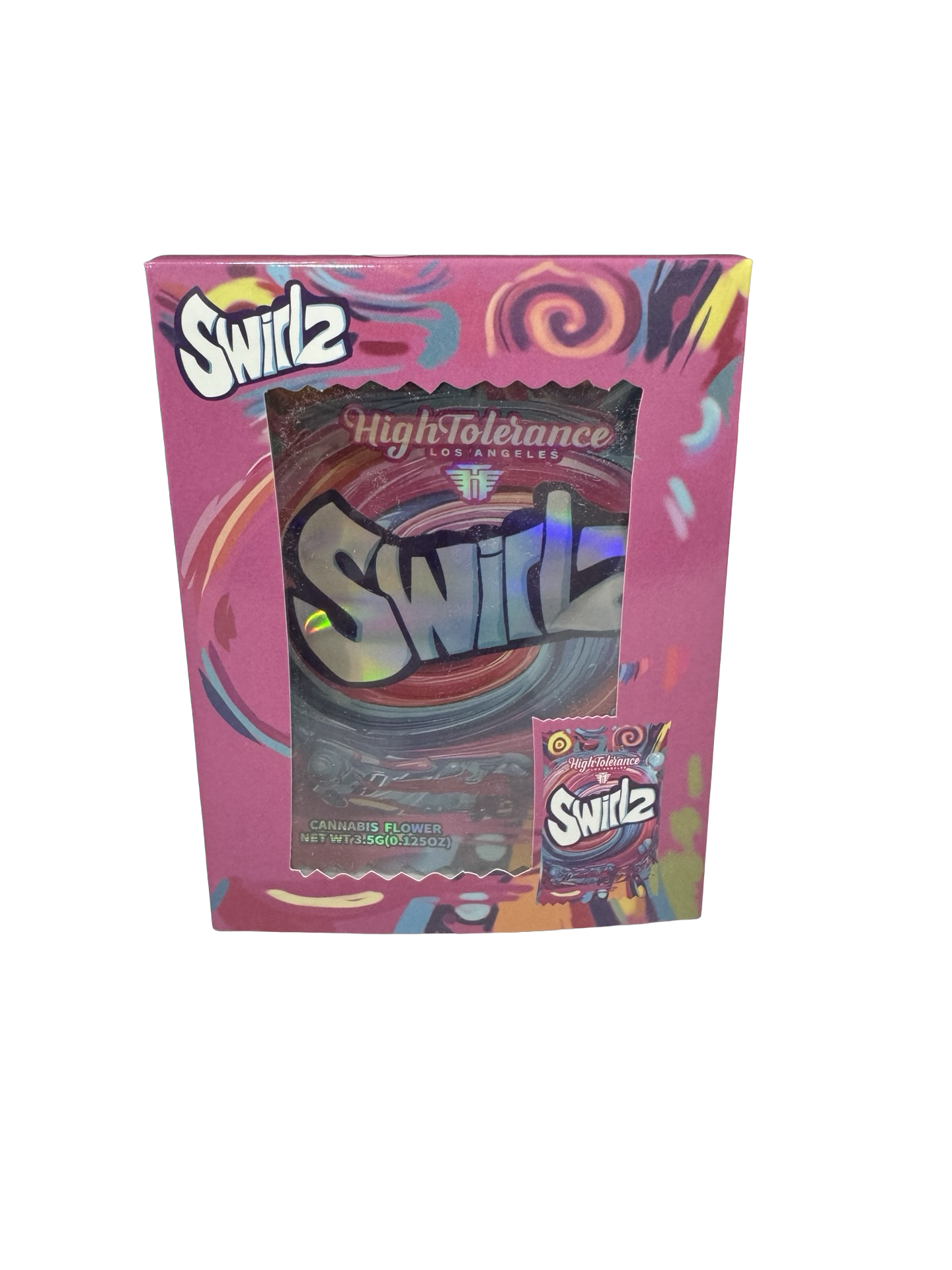 Swirlz 3.5g Mylar Bags & Boxes High Tolerance