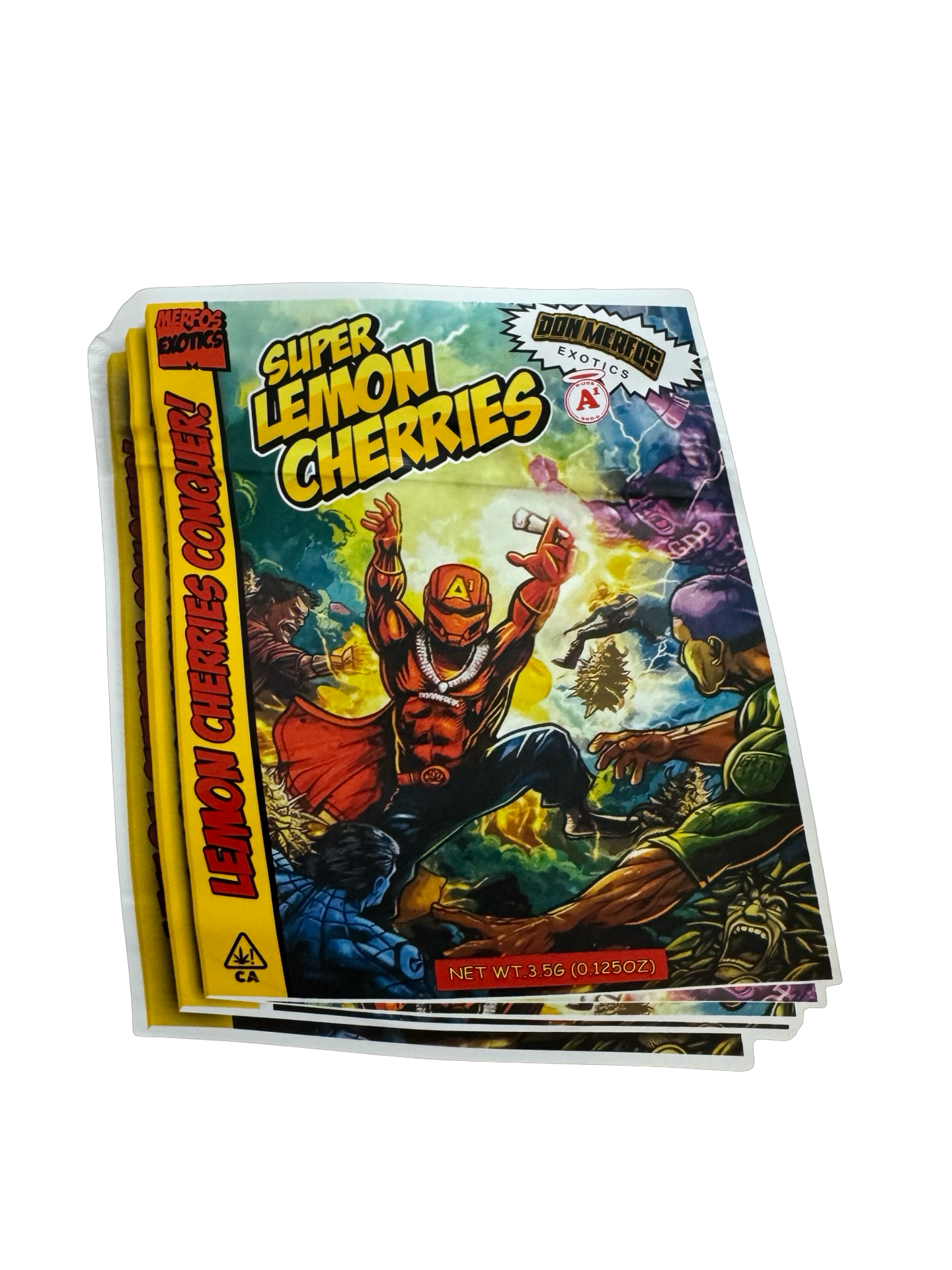 Super Lemon Cherries 3.5g Mylar Bags Don Merfos