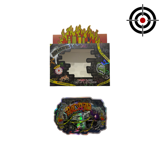 ACAB (All Cops Are Bastards) 3.5g Mylar Bags & Boxes Don Merfos — 3.5g pre‑printed mylar bag — detail