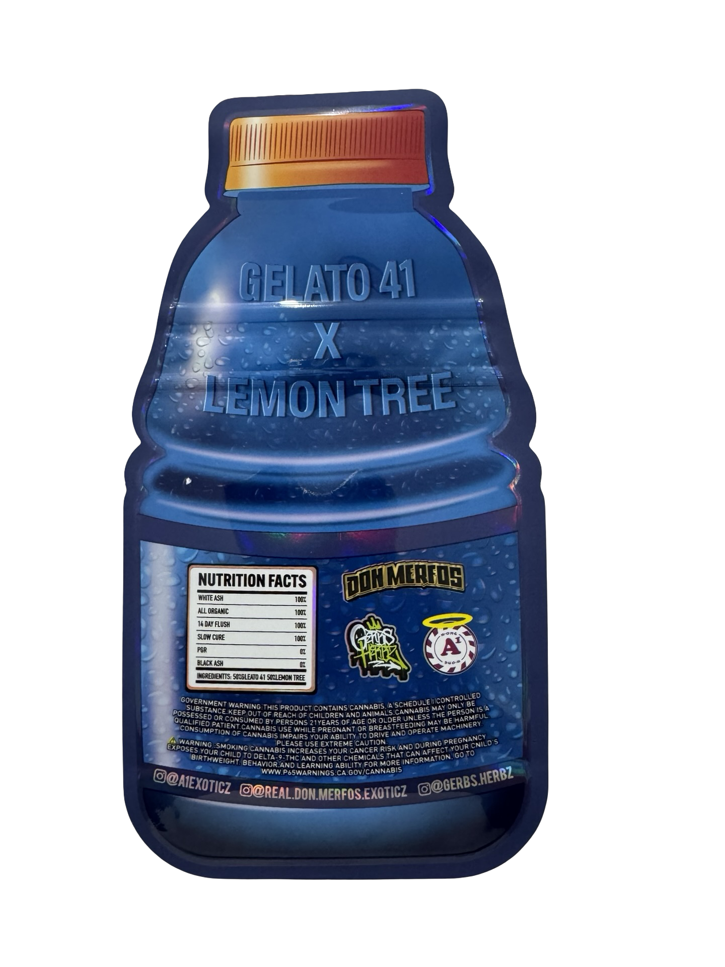 Gelonade 3.5g Mylar Bags Don Merfos