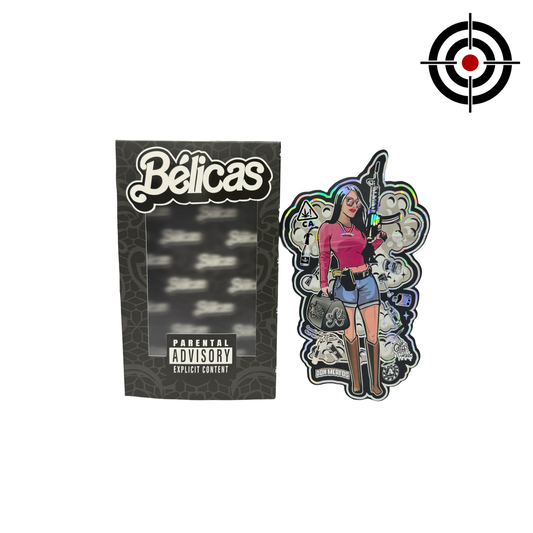 Belicas 3.5g Mylar Bags & Boxes Don Merfos — 3.5g pre‑printed mylar bag — detail