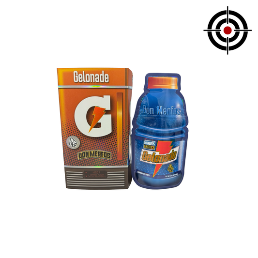 Gelonade 3.5g Mylar Bags & Boxes Don Merfos — 3.5g pre‑printed mylar bag — detail