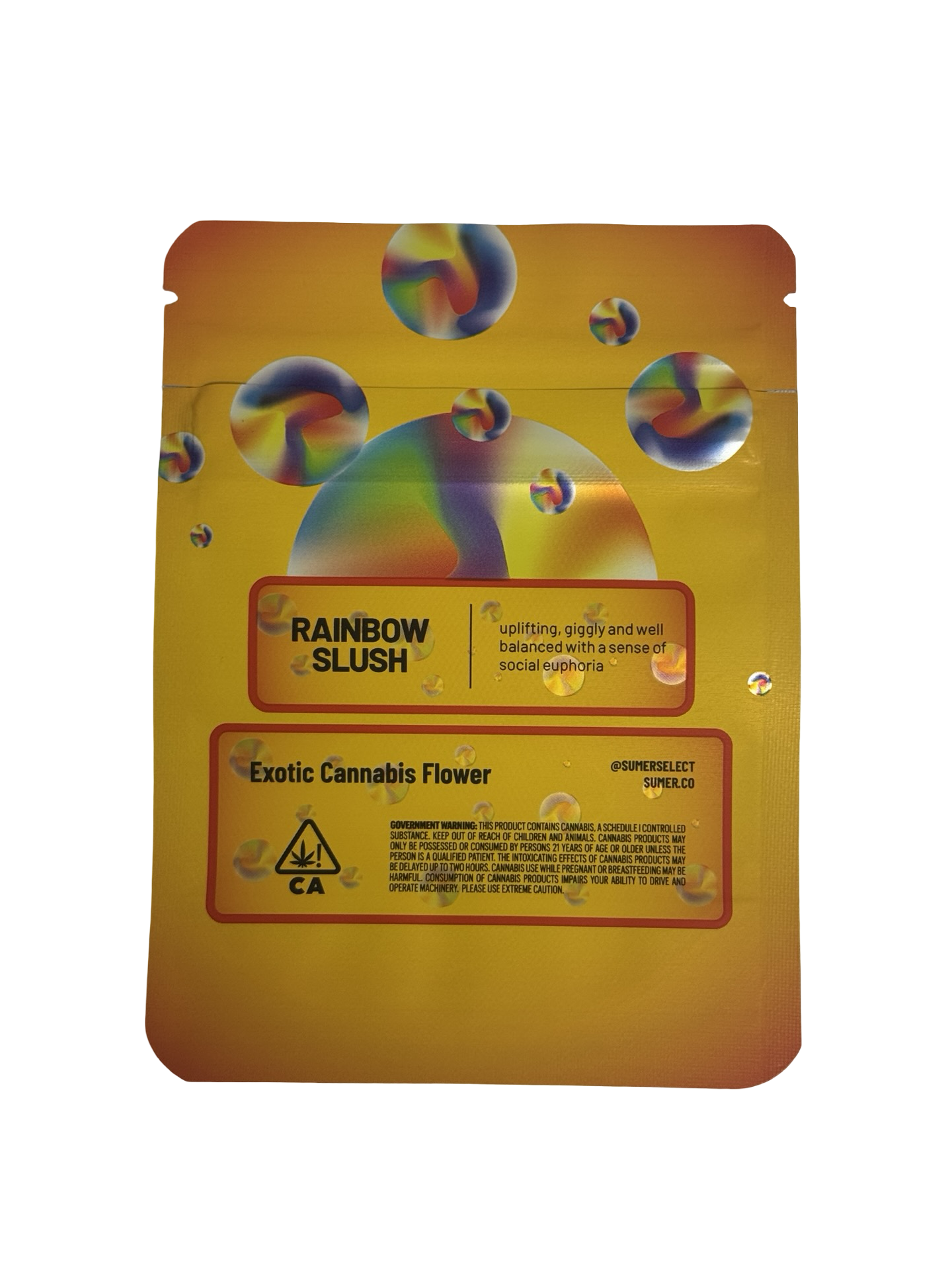 Rainbow Slush Mylar Bags 3.5g Sumer