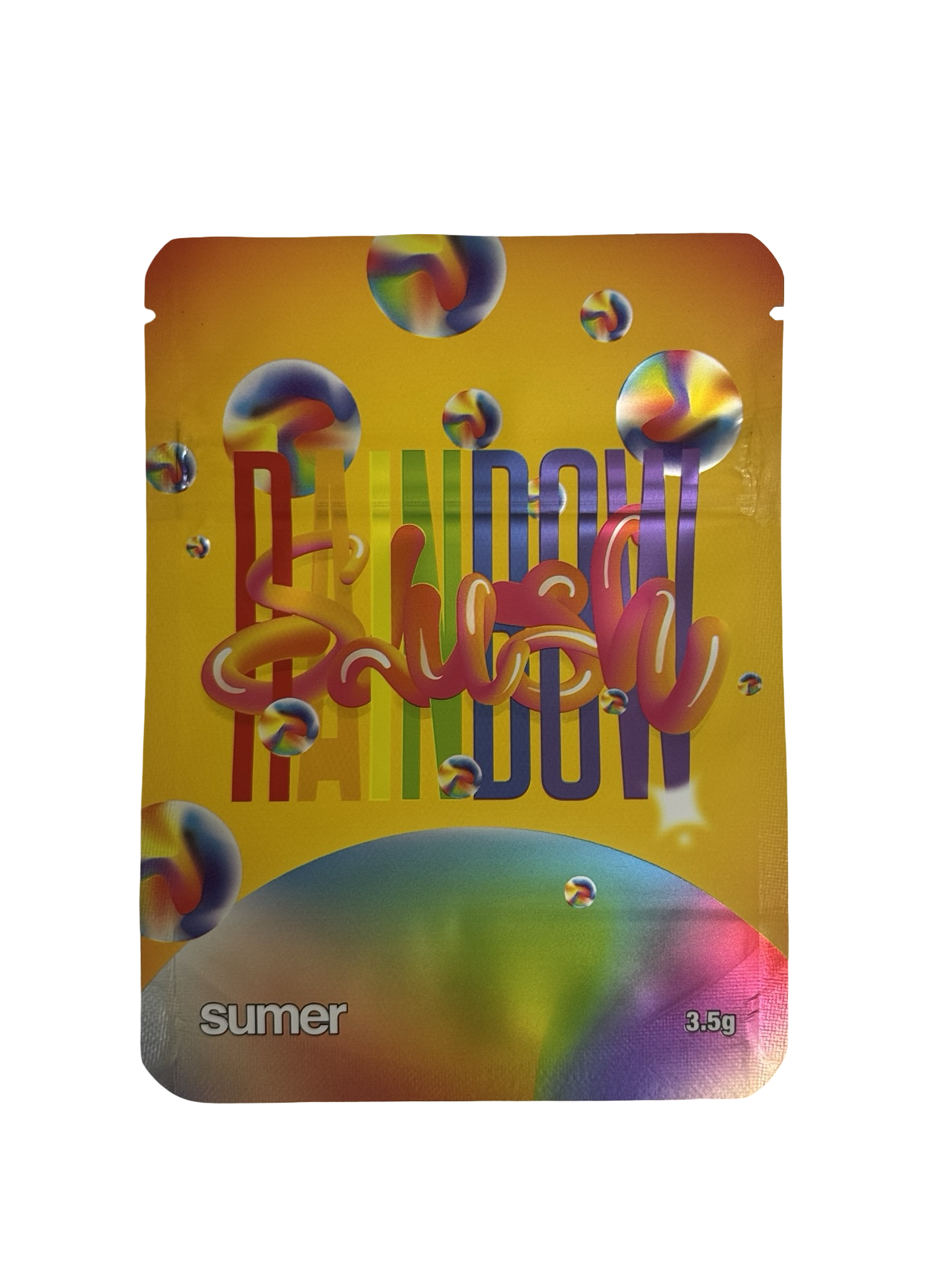 Rainbow Slush Mylar Bags 3.5g Sumer