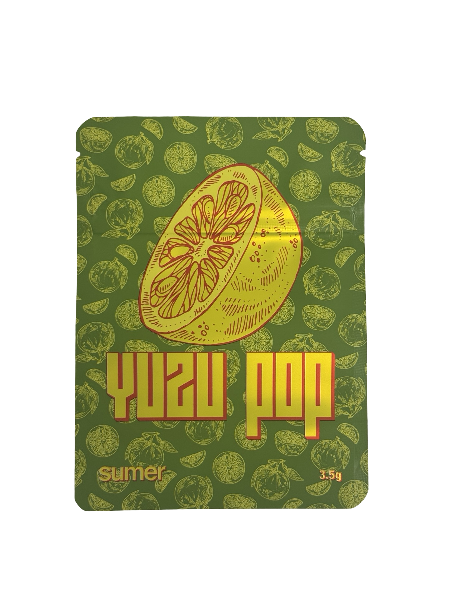 Yuzu Pop Mylar Bags 3.5g Sumer