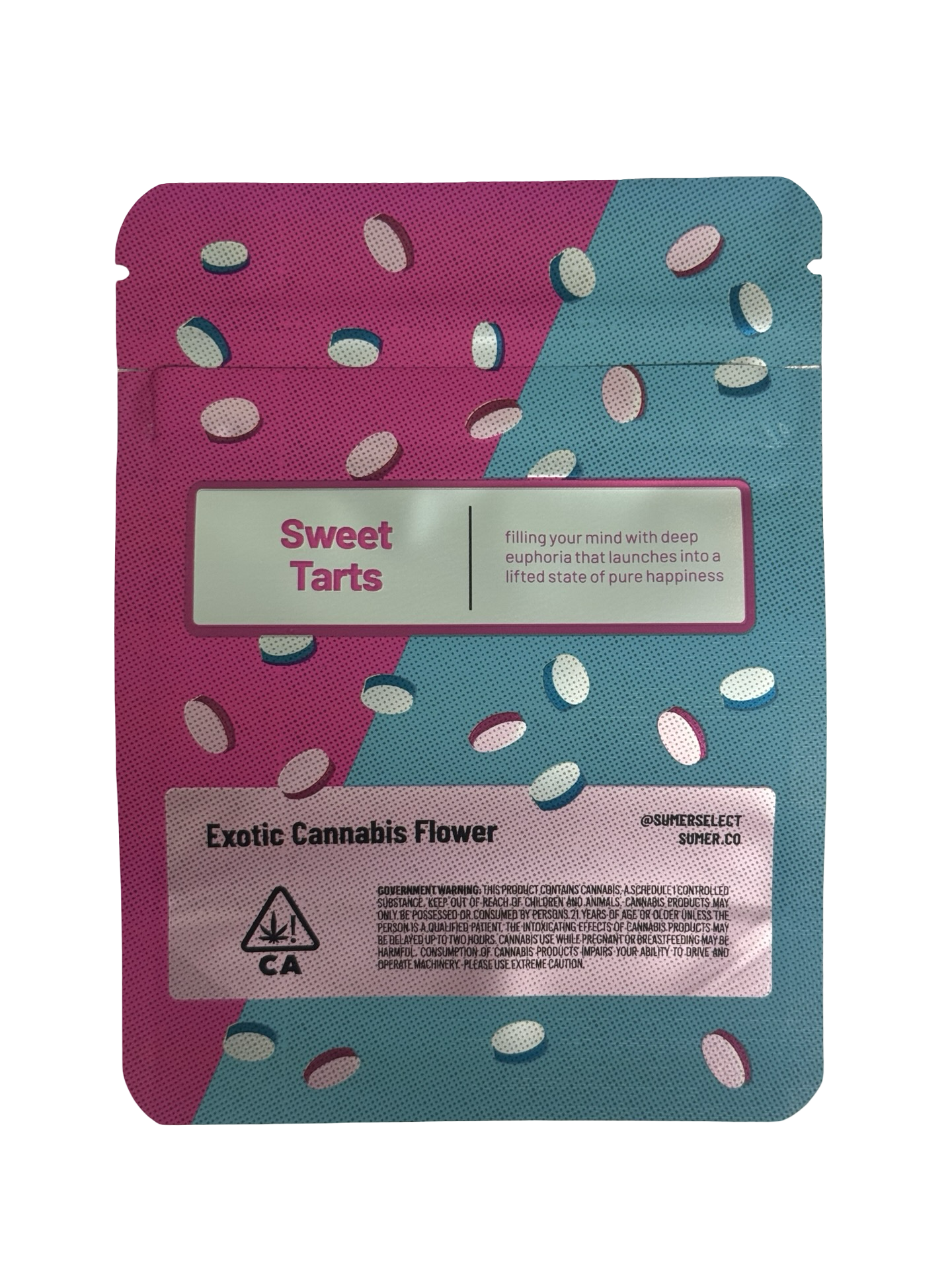 Sweet Tartz Mylar Bags 3.5g Sumer