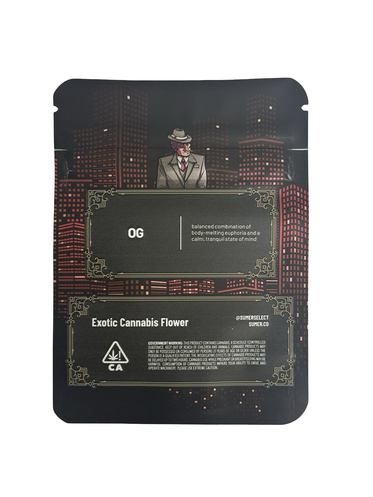 The OG Mylar Bags 3.5g Sumer
