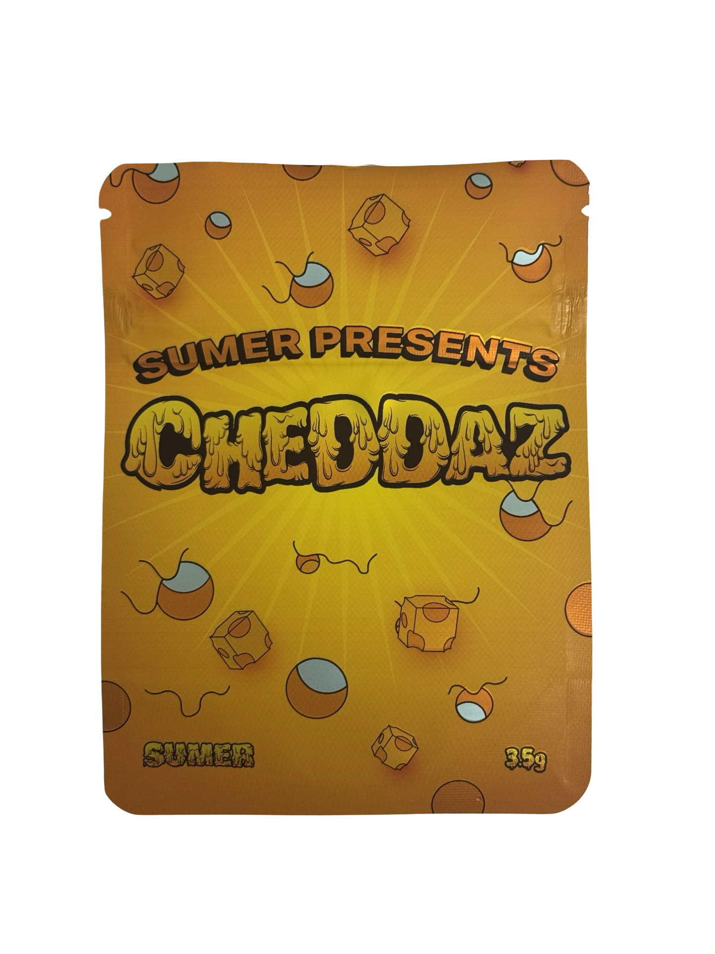 Cheddaz Mylar Bags 3.5g Sumer