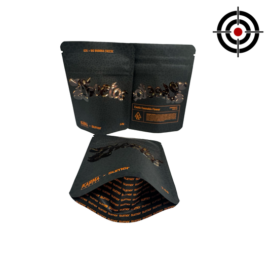 Zheetos Mylar Bags 3.5g Sumer — 3.5g — pre‑printed mylar bag — front