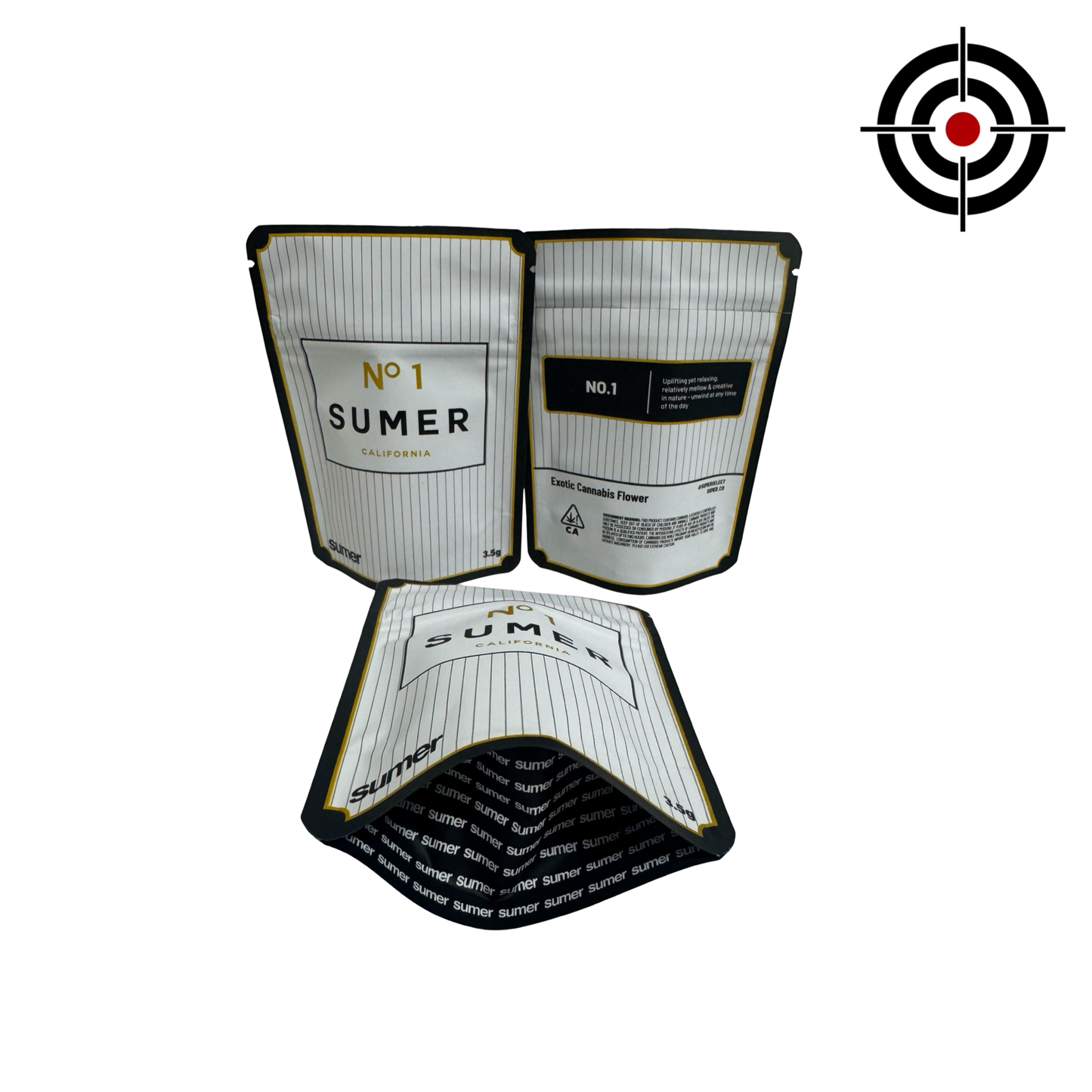 No. 1 Mylar Bags 3.5g Sumer
