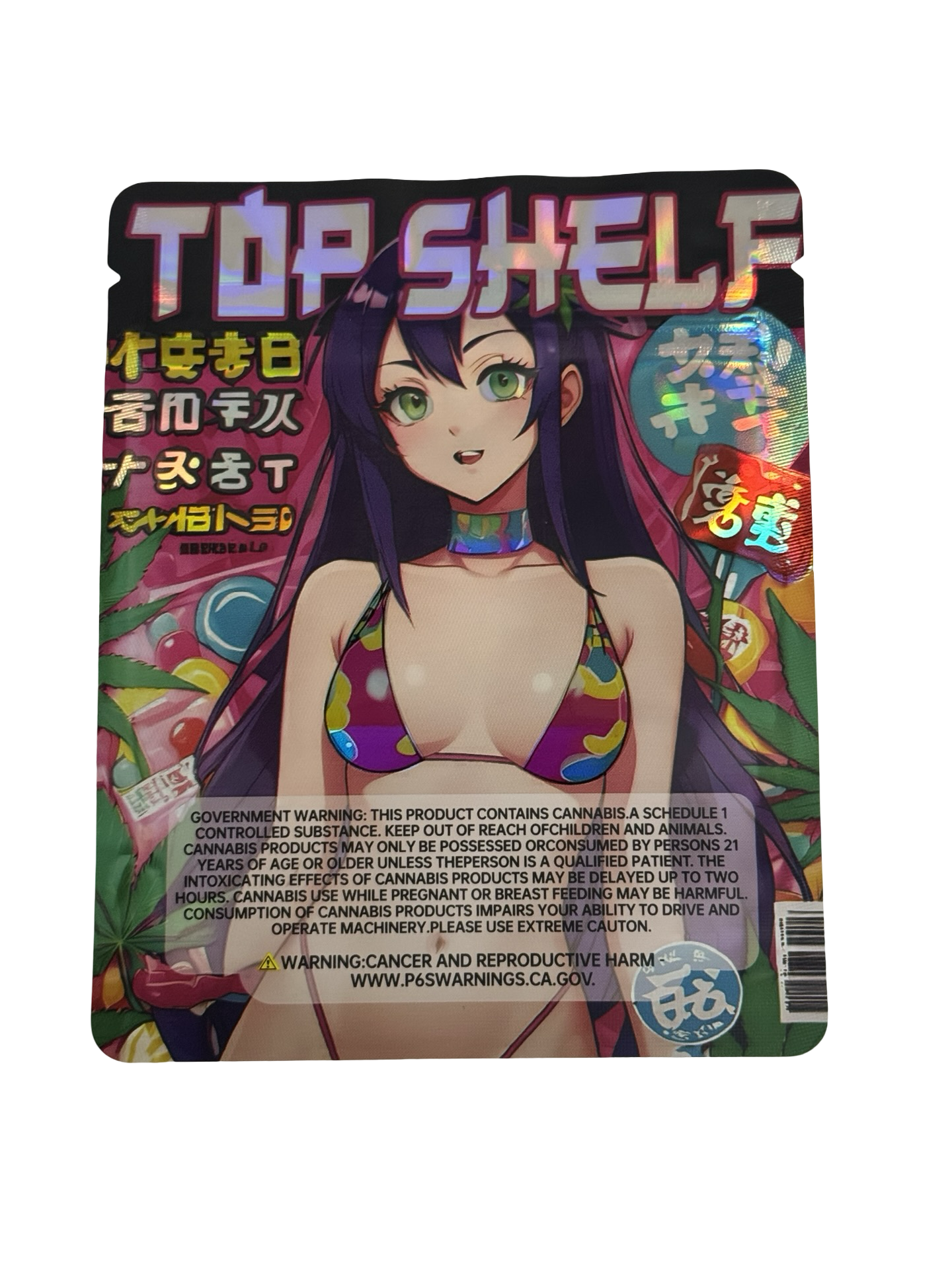 Top Shelf Mylar Bags 3.5g (Only $0.21 Each)