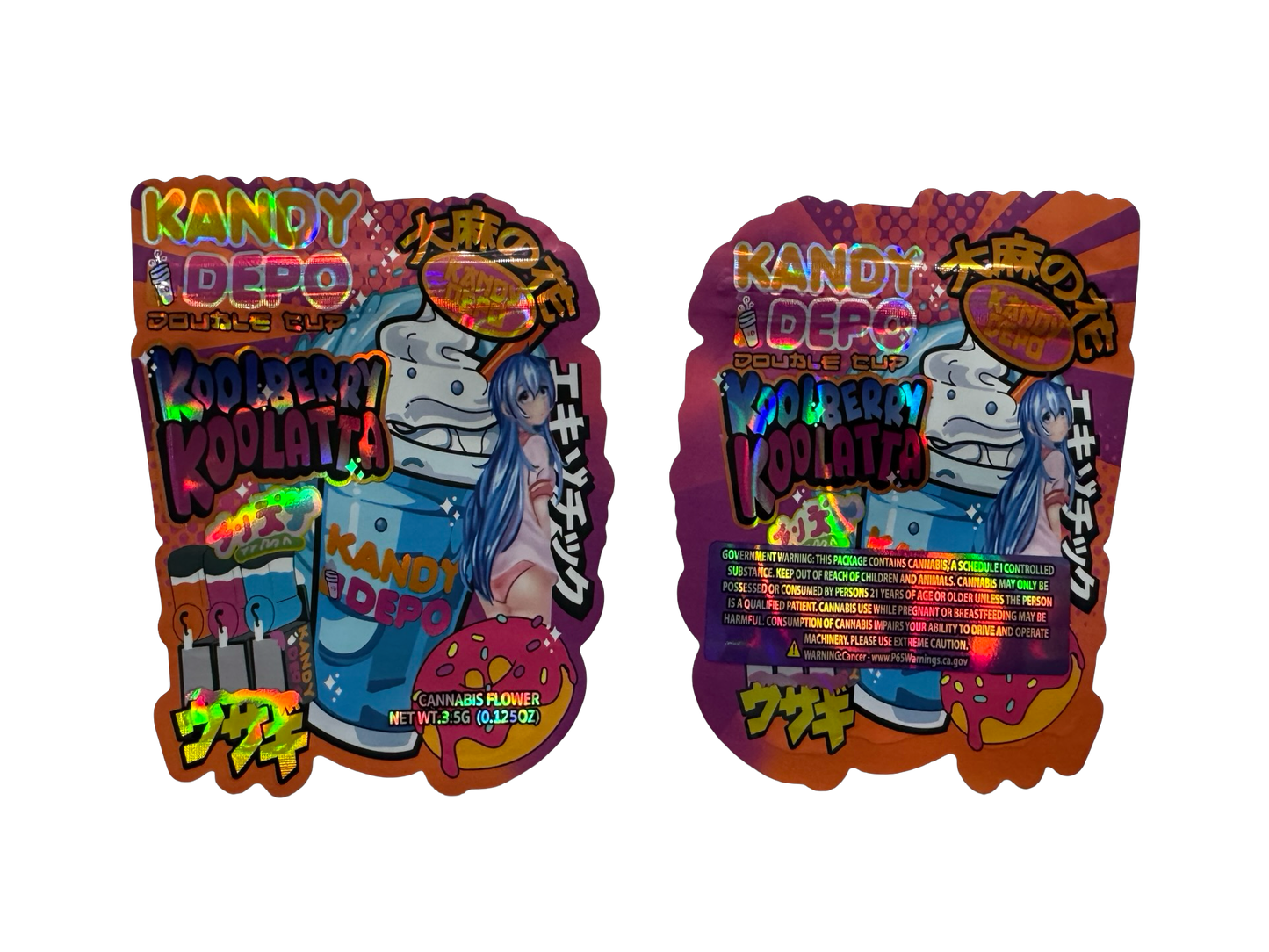 Koolberry Koolatta Mylar Bags 3.5g Kandy Depo