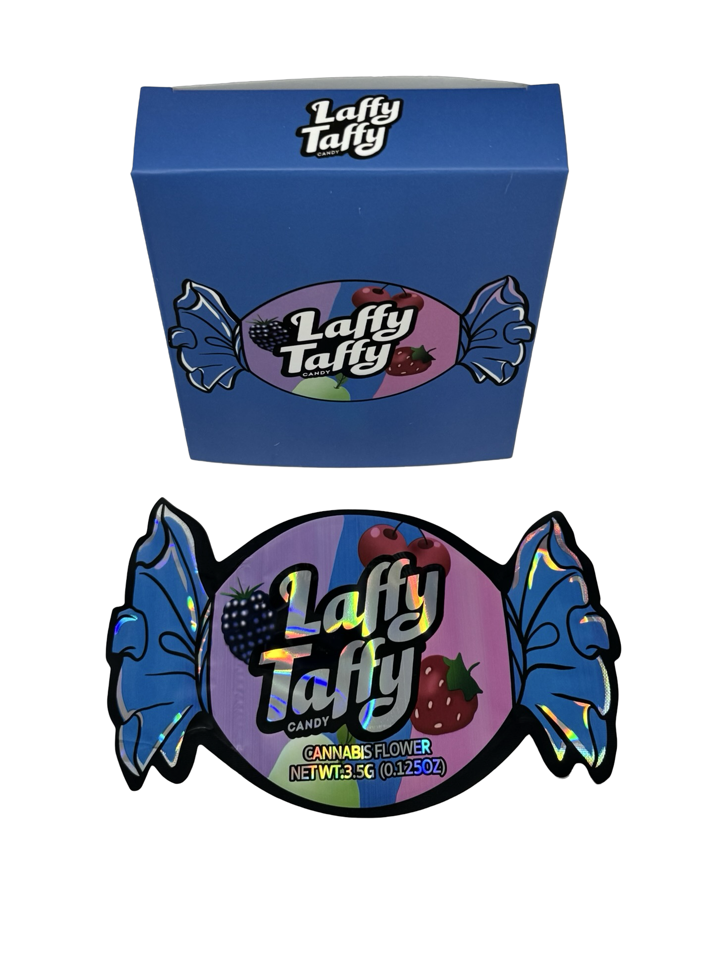Laughy Taffy 3.5g Mylar Bags & Boxes