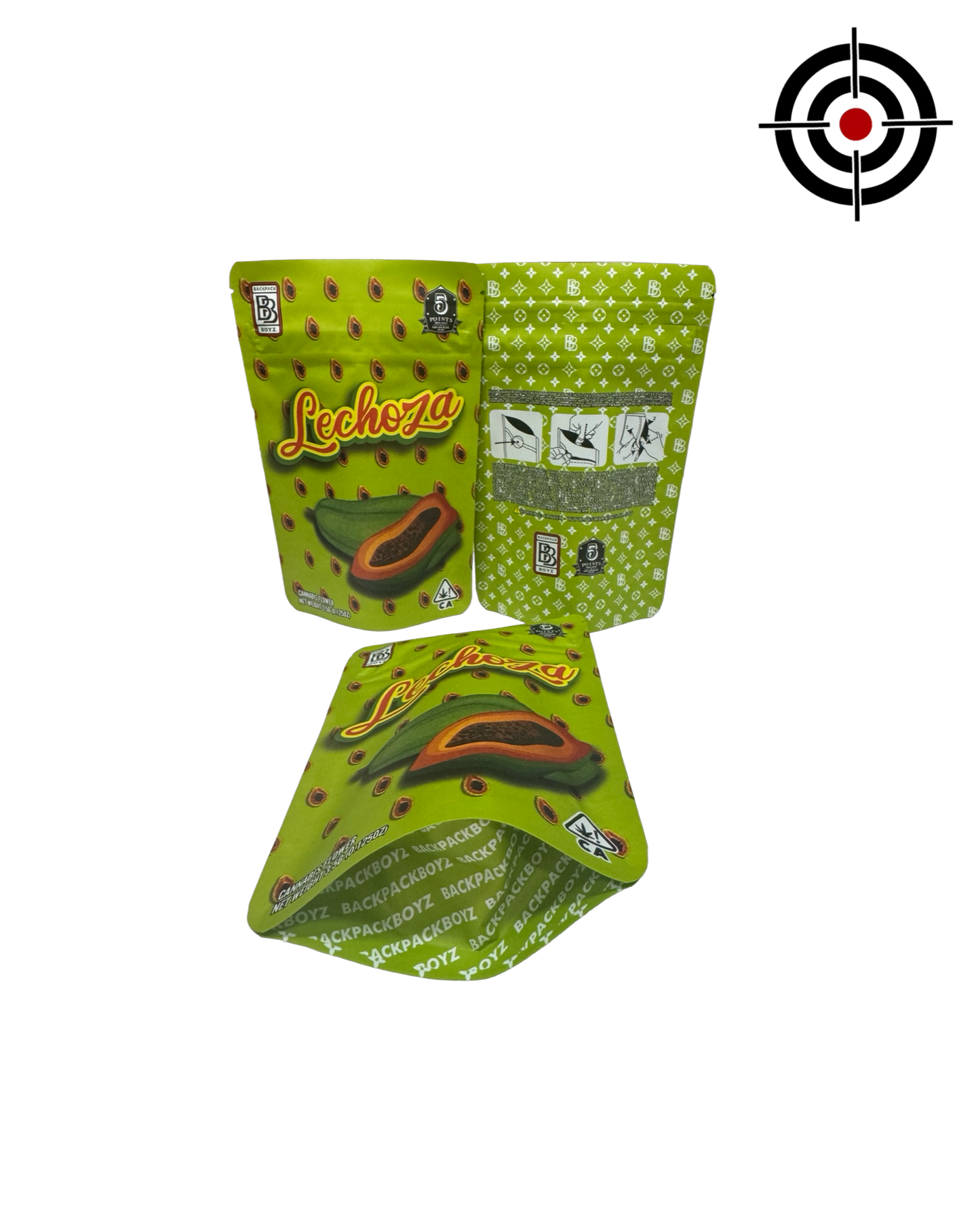 Lechoza (Retro) Mylar Bags 3.5g Backpack Boyz