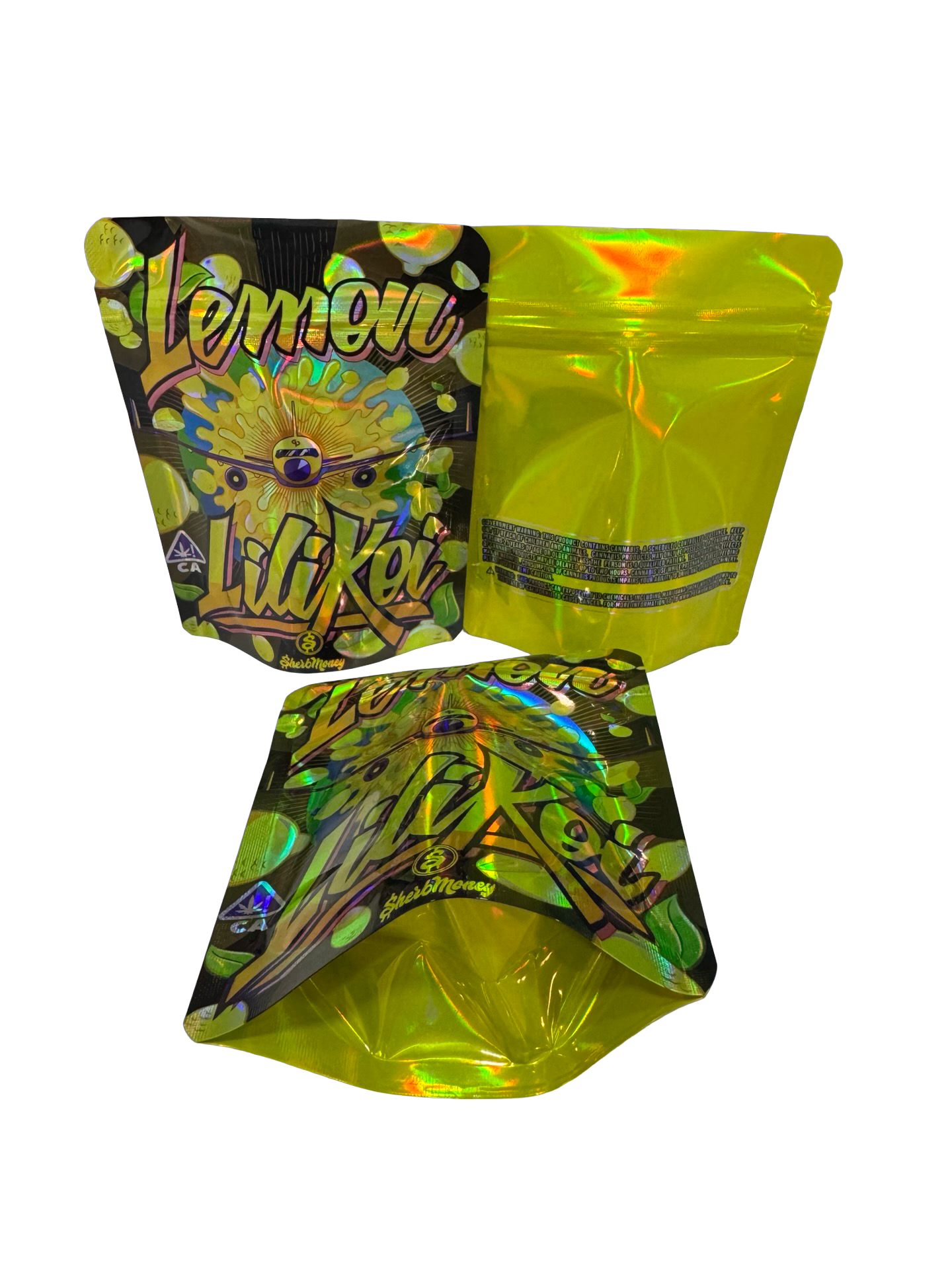 Lemon Lilikoi Mylar Bags 3.5g SherbMoney