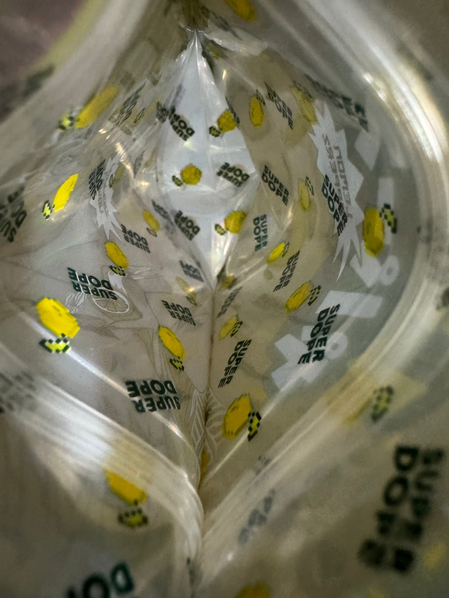 Lemon Popperz 1st Edition Mylar Bags 3.5g Super Dope