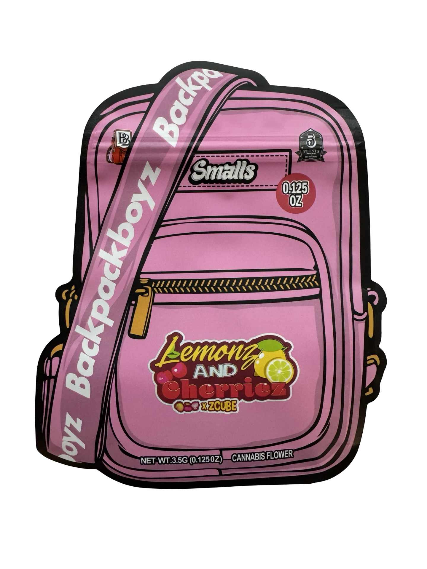 Lemonz and Cherriez Smalls Mylar Bags 3.5g Backpack Boyz