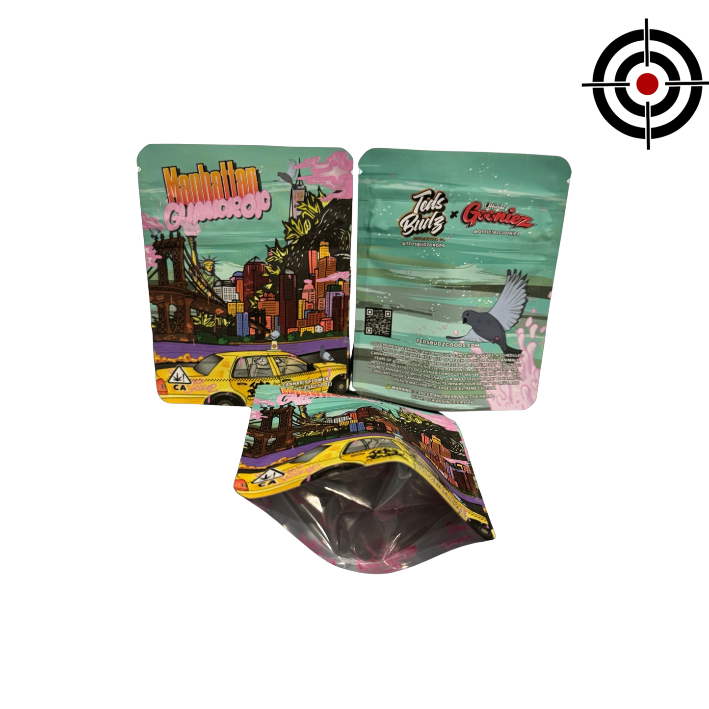 Manhattan Gumdrop Mylar Bags 3.5g Gooniez