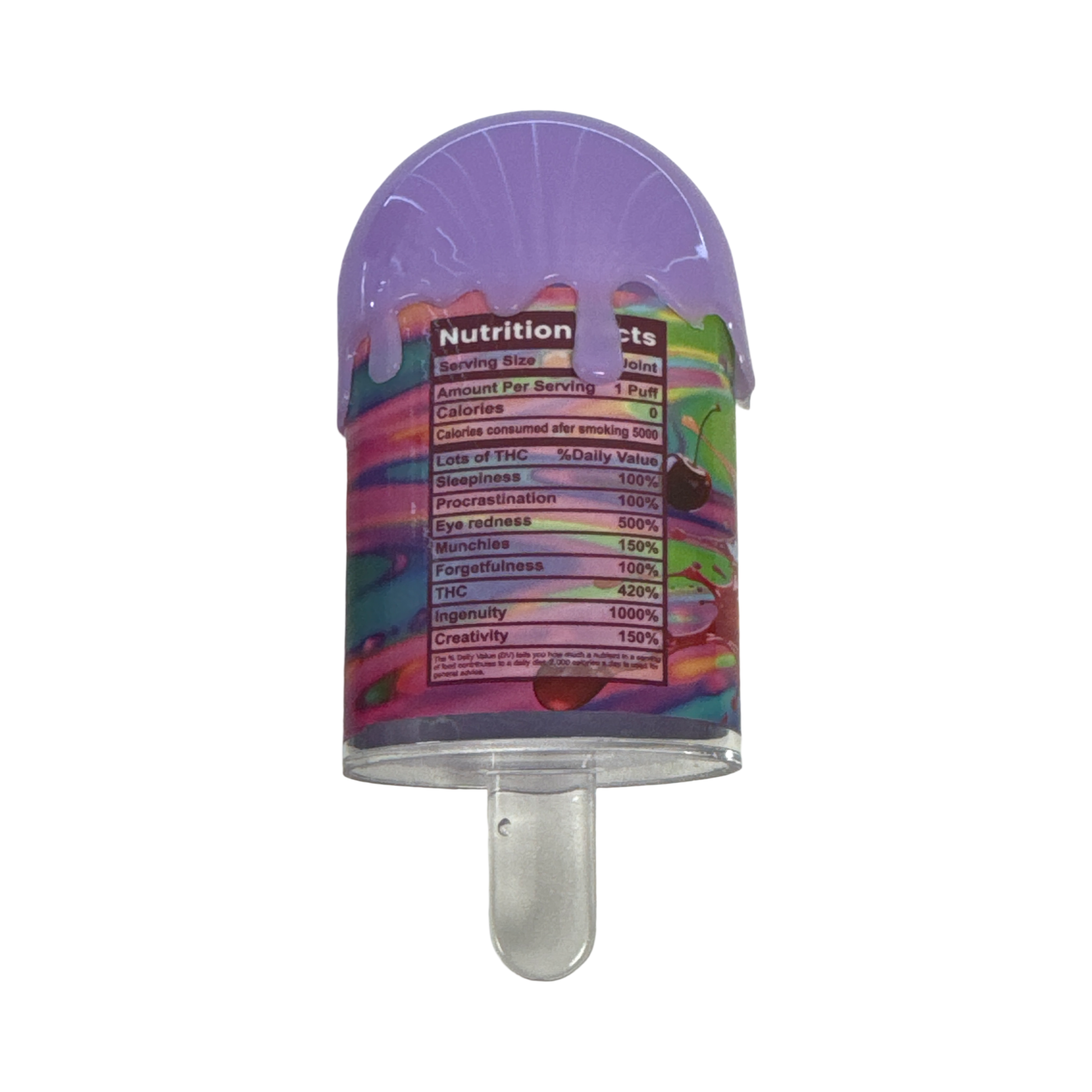 Orange Cherry Grape Popsicle Jar 3.5g Zaza Pop back