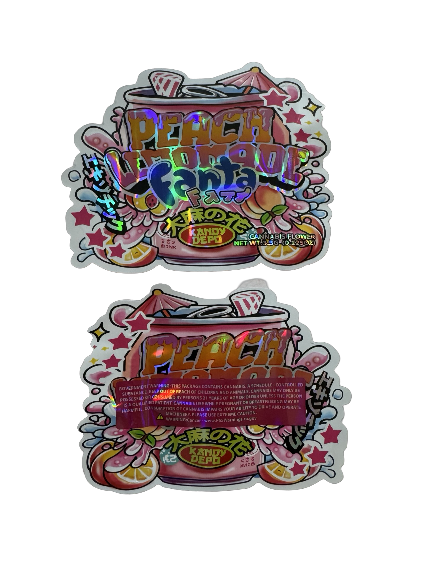 Peach Lemonade £anta Mylar Bags 3.5g Kandy Depo
