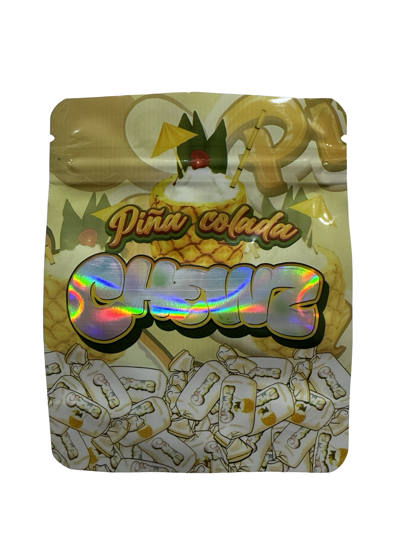Pina Colada Mylar Bags 3.5g Chewz