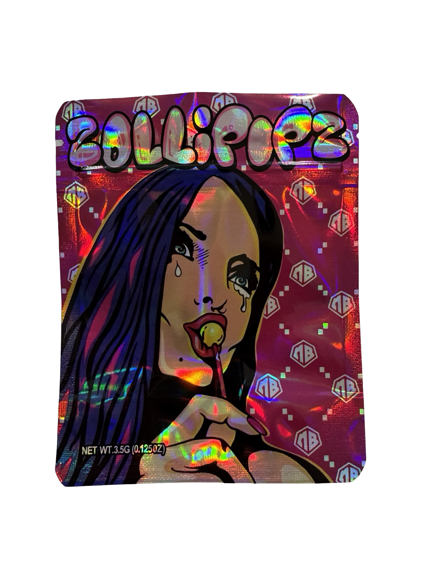 Pink Zollipopz Mylar Bags 3.5g
