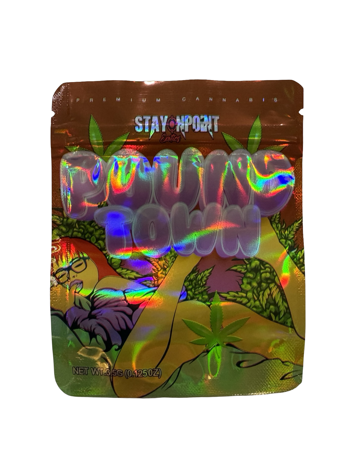 Pound Town Mylar Bags 3.5g Stay Onpoint