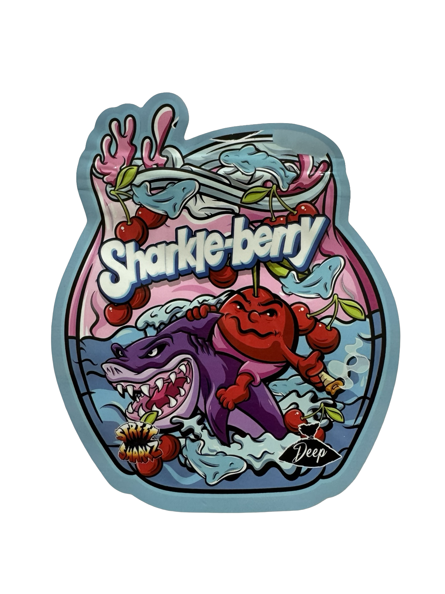 Sharkle-berry (original) Mylar Bags 3.5g Deep in the Bag