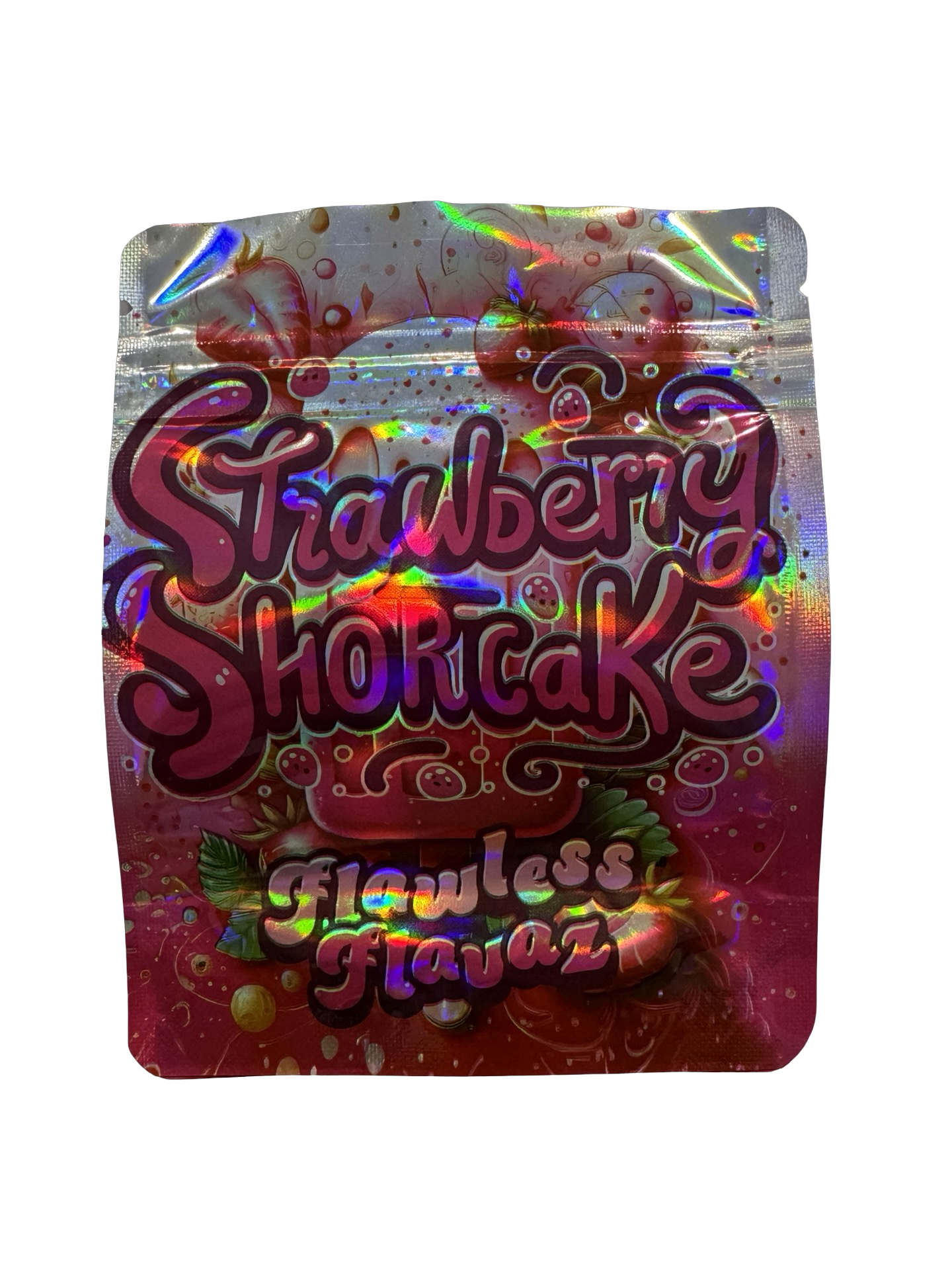 Strawberry Shortcake Mylar Bags 3.5g Flawless Flavaz