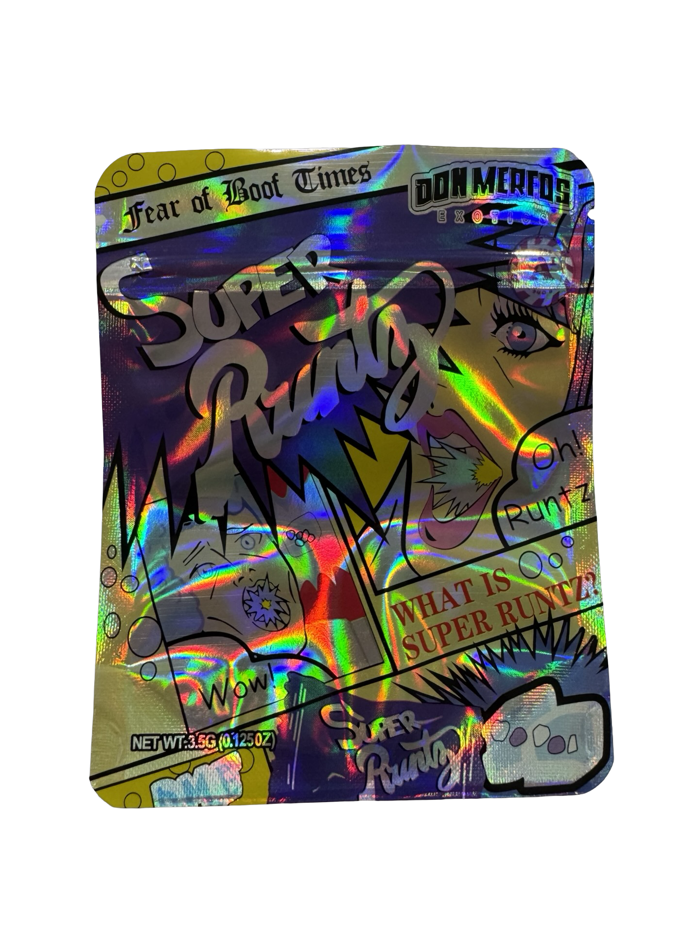 Super Runtz 3.5g Mylar Bags & Boxes Don Merfos