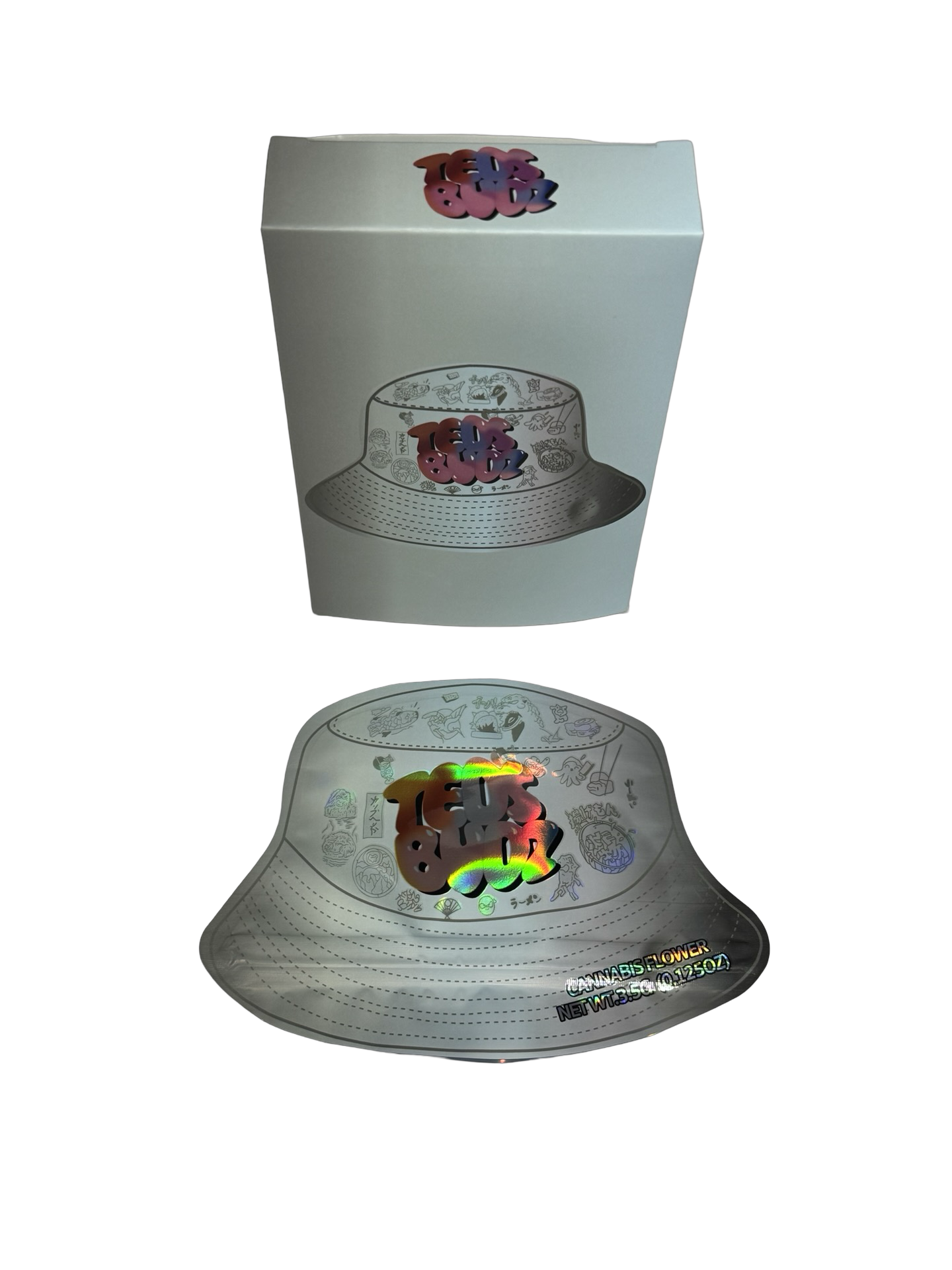 Teds Budz 3.5g Mylar Bags & Boxes Teds Budz