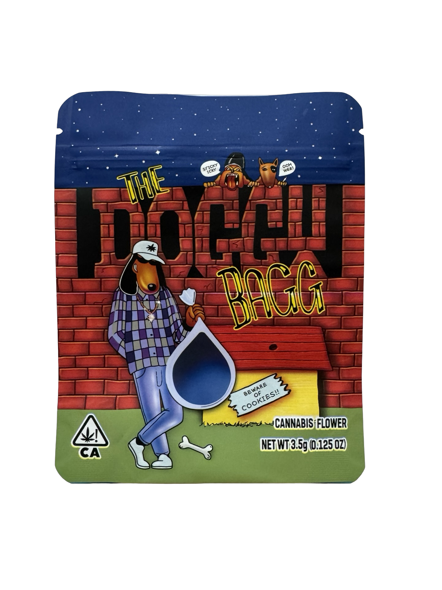 The Doggy Bagg Mylar Bags 3.5g Cookies