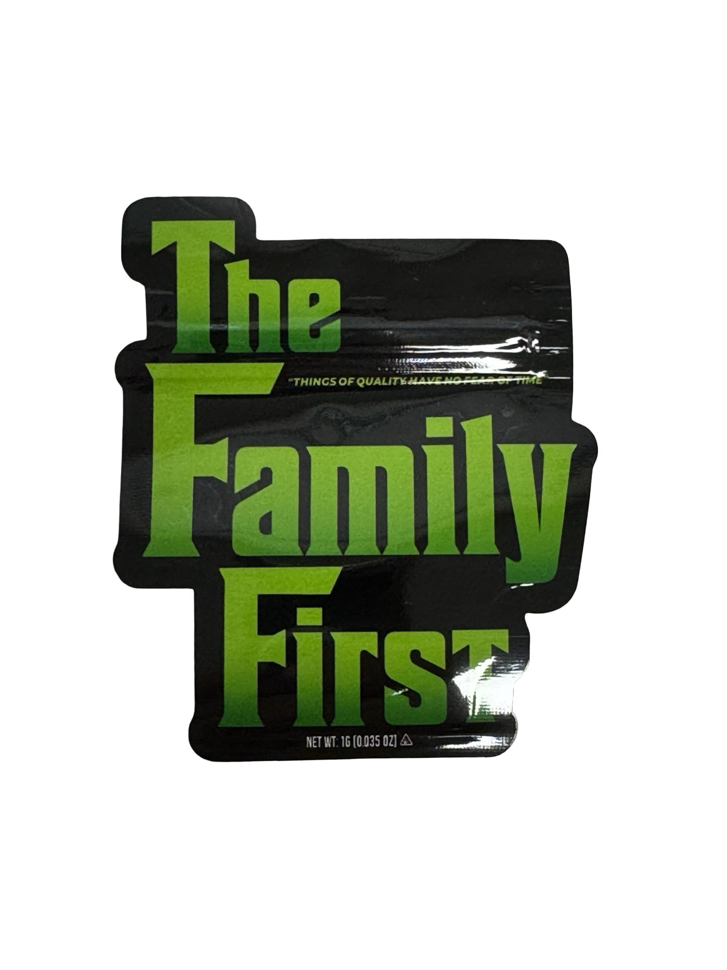 The Family First 1g Mylar Bags (1 gram) front